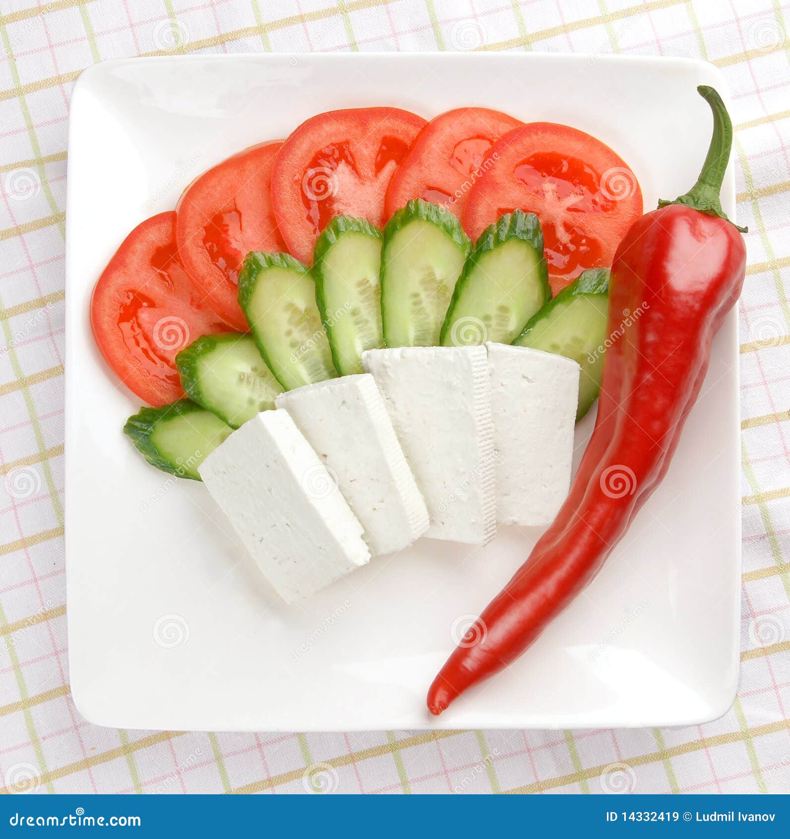 Feta cheese dish stock image. Image of vitamin, place 14332419