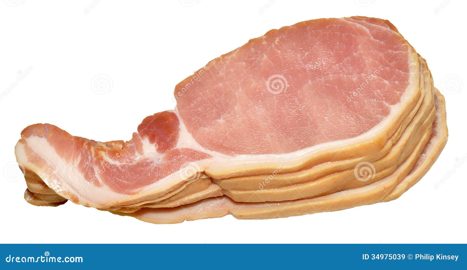 Fette Di Lardo Crude Del Bacon Immagine Stock Immagine di sfondo