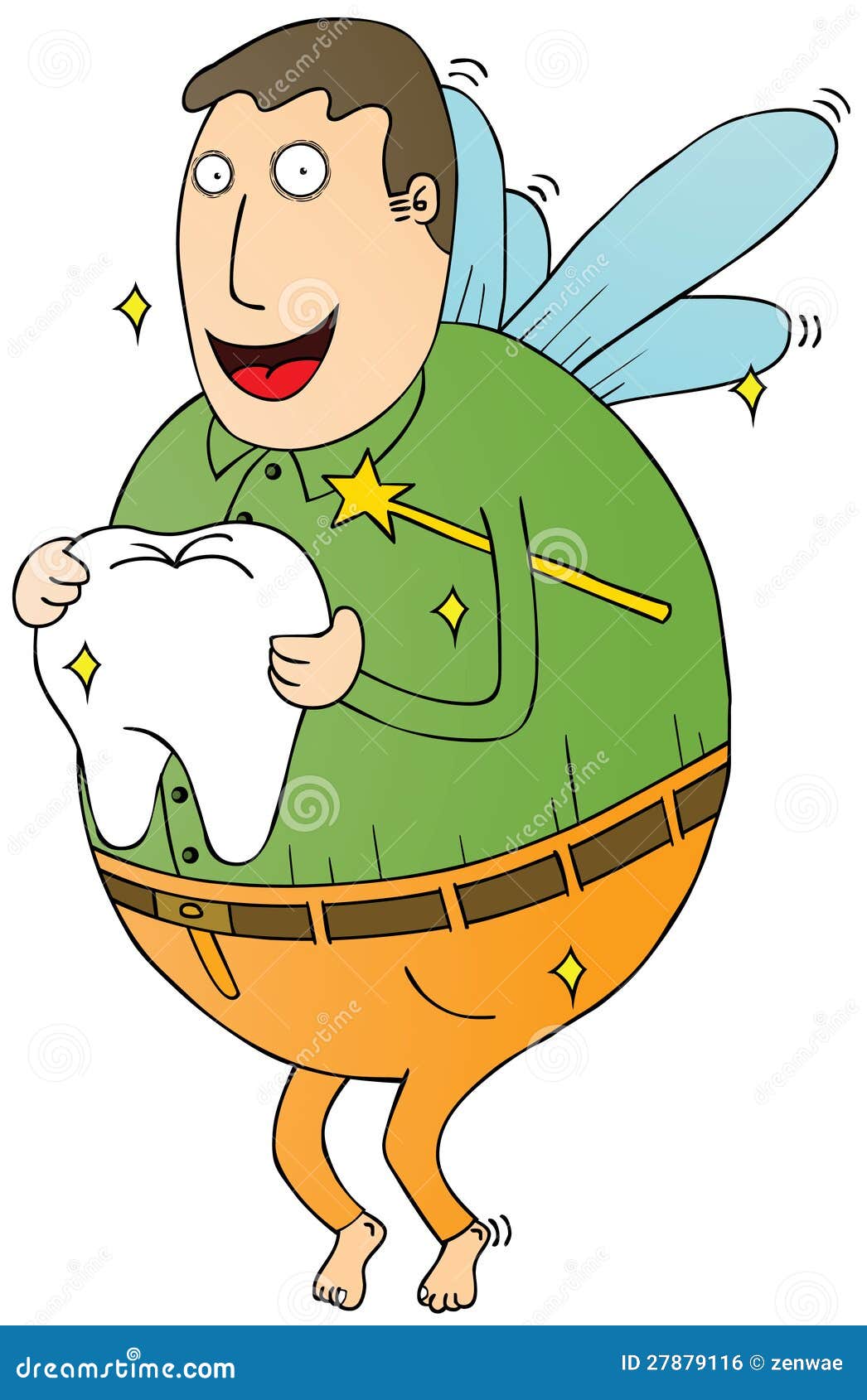 Fette Zahnfee Vektor Abbildung Illustration Von Funkeln 27879116