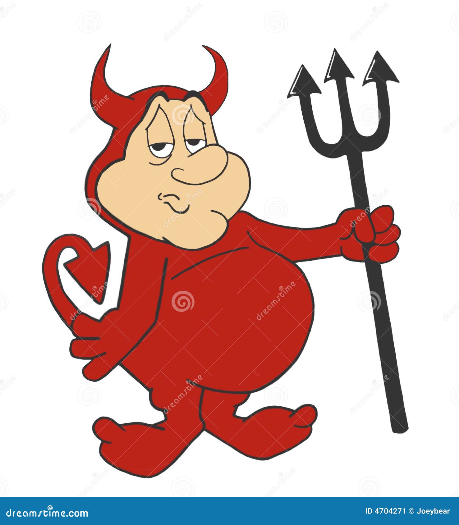 Fetter Teufel Stockbild - Bild: 4704271