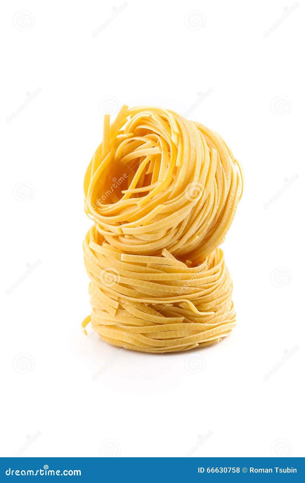 Fettuccine pasta stock photo. Image of nest, ingredient 66630758