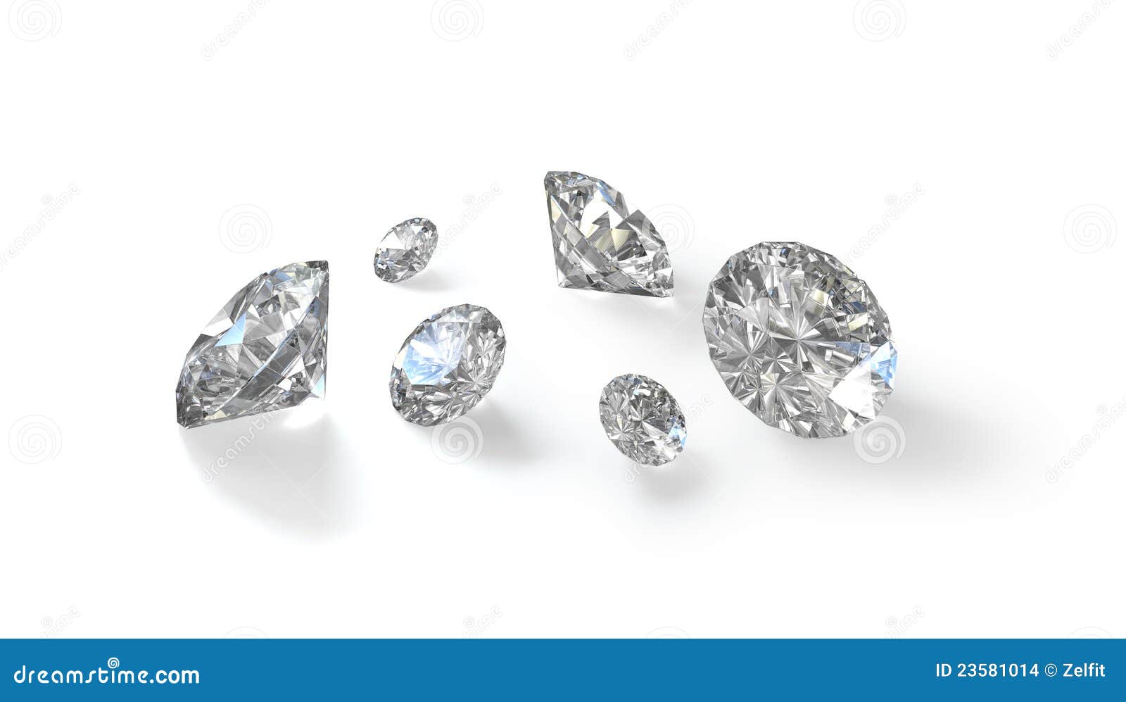 few old european cut round diamonds