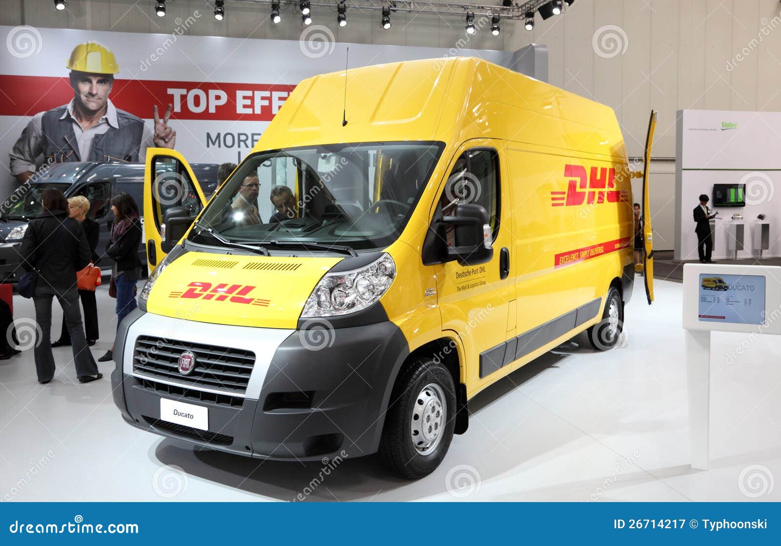 White Fiat Ducato Cargo Van With Tall Roof Parked On The Street Stock Photo  - Download Image Now - iStock