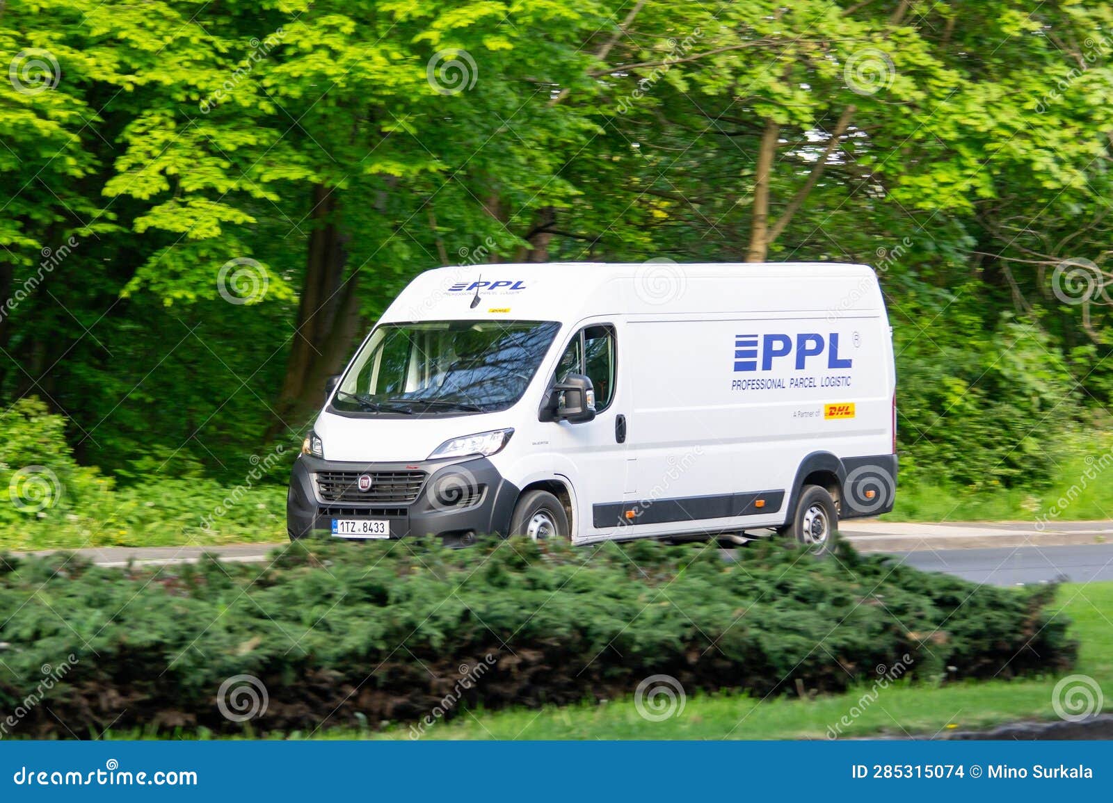 White Fiat Ducato Cargo Van With Tall Roof Parked On The Street Stock Photo  - Download Image Now - iStock