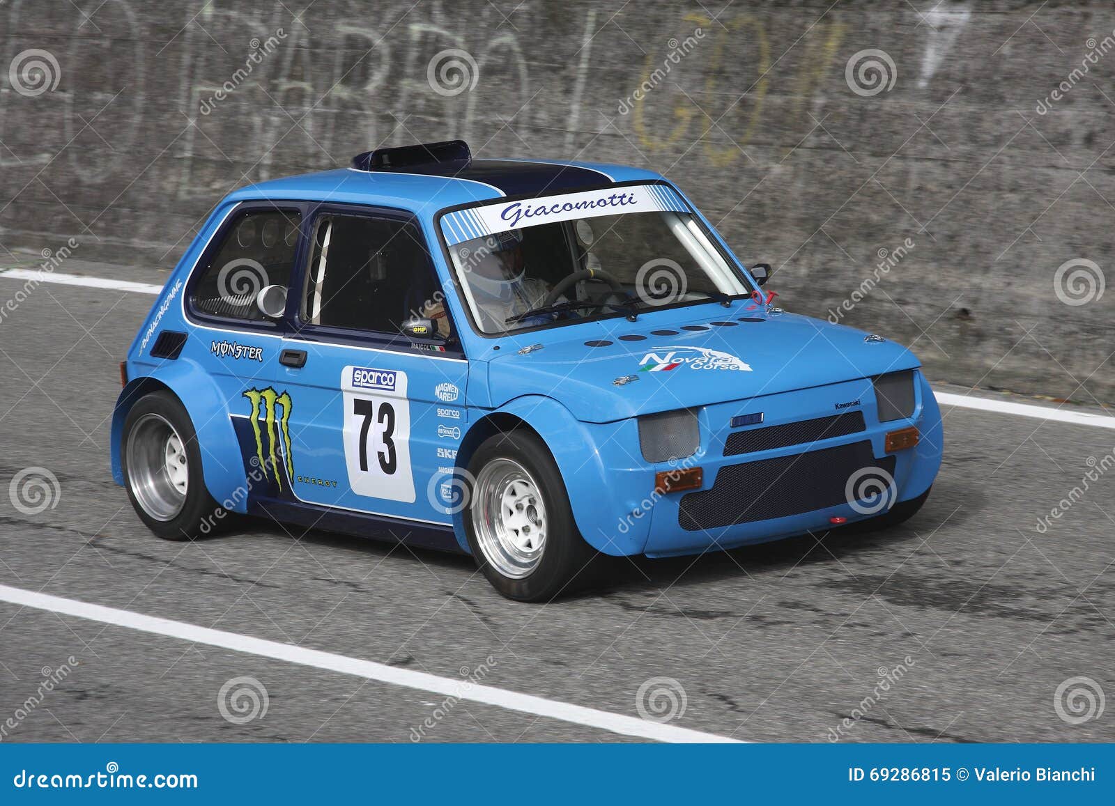 Fiat 126 prototype racing editorial image. Image of racing - 69286815