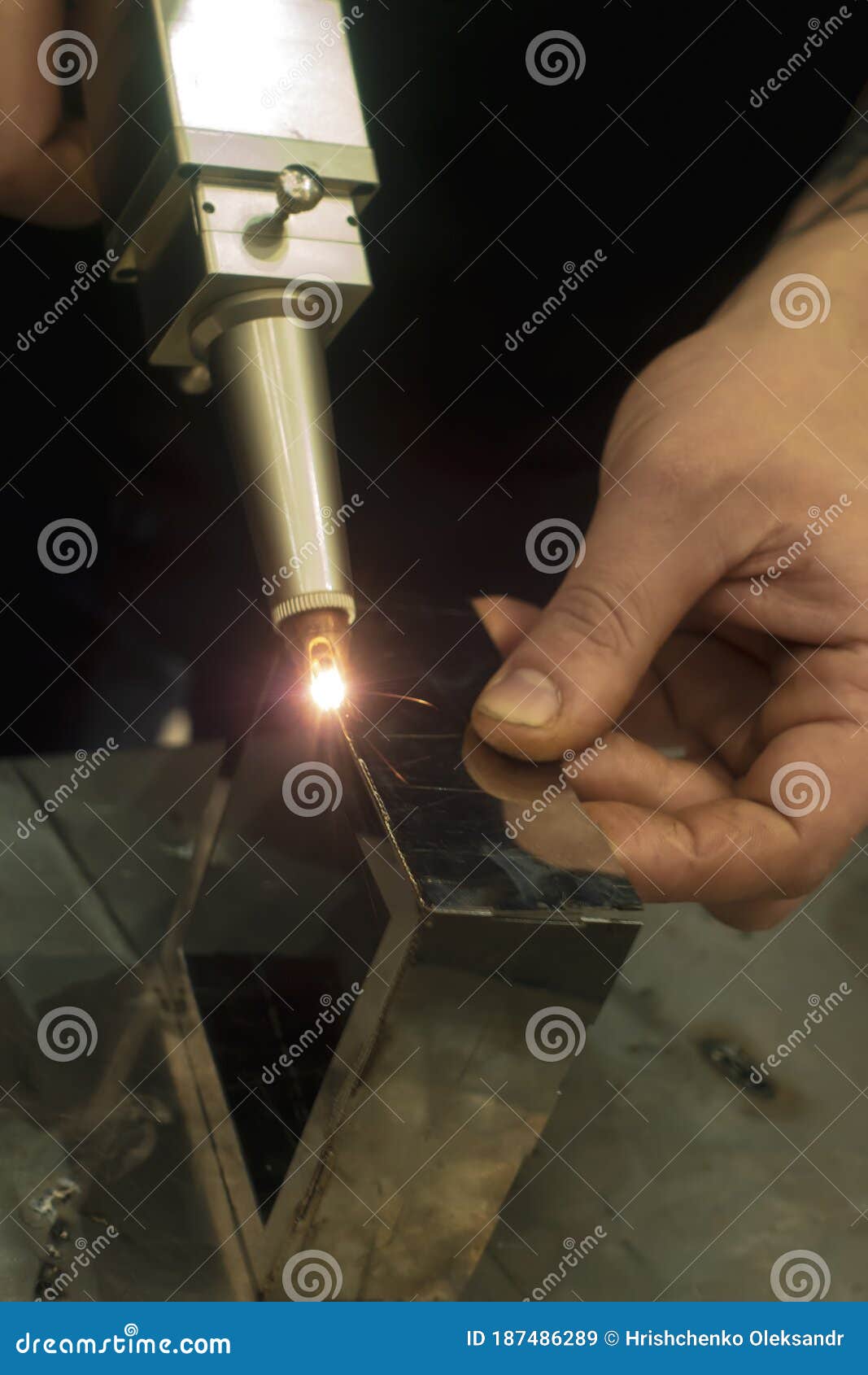 Welding Arc For Manual Arc Welding RoyaltyFree Stock Image 192565300