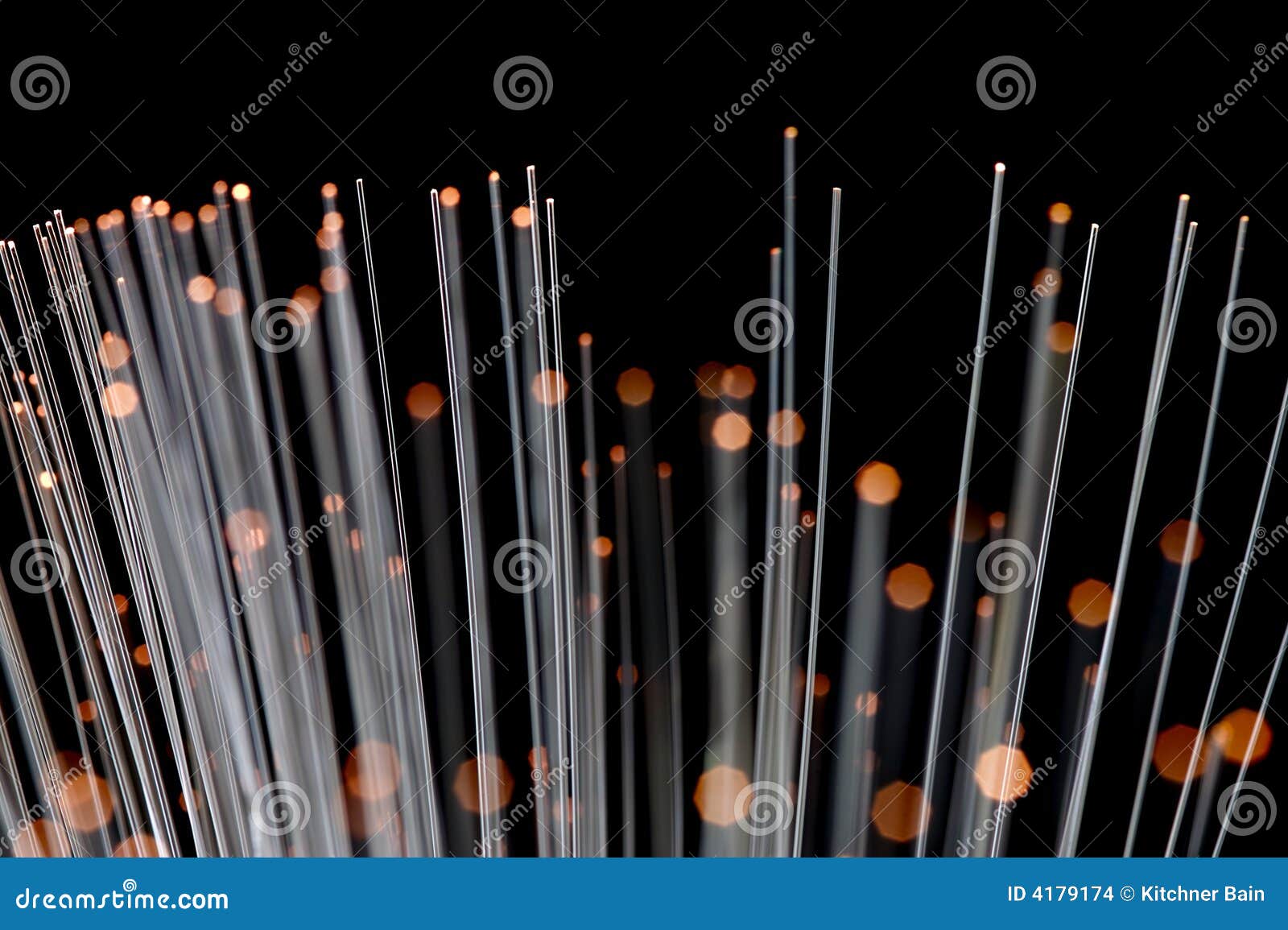 Fiber Optics stock photo. Image of emitting, glow, modern 4179174