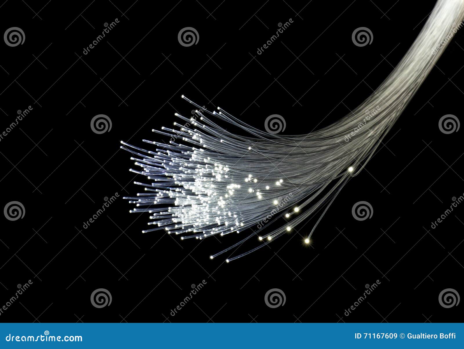 fiber optics background