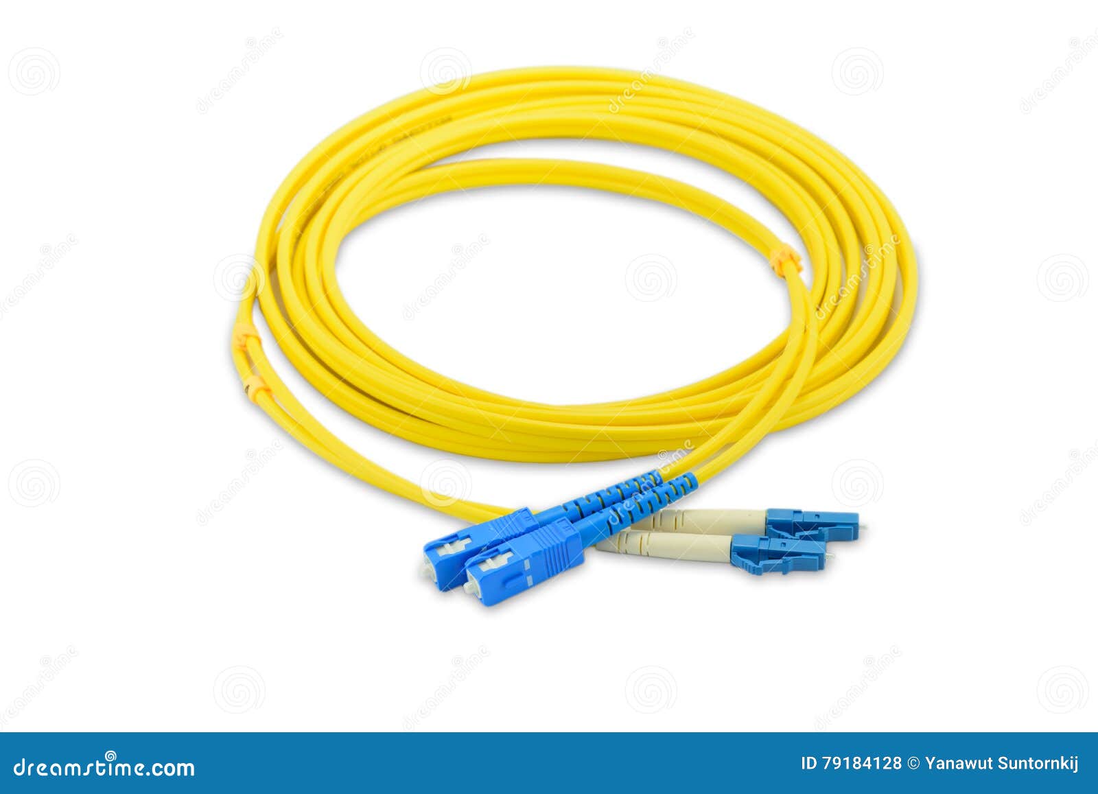 fiber optics single mode patch cord sc to lc connector