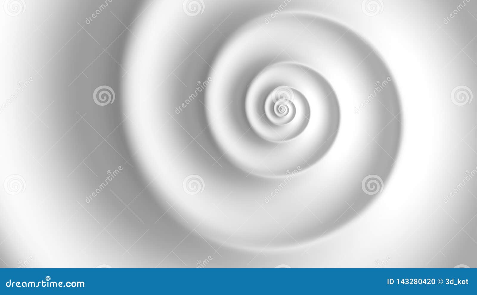 fibonacci spiral white abstract  background. golden ratio