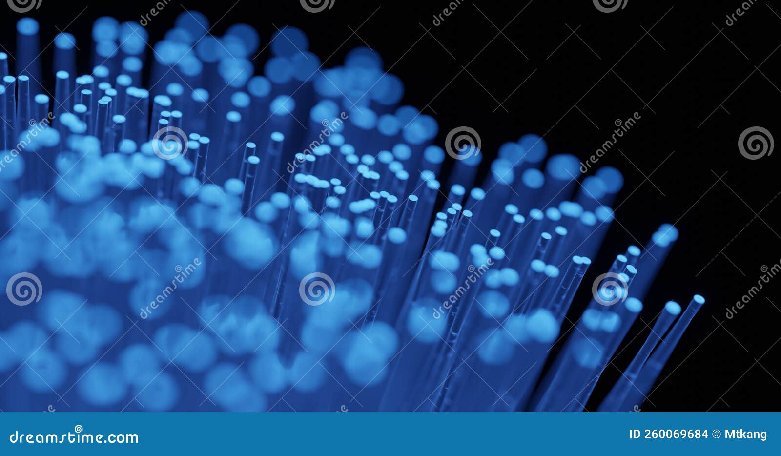 Fibre Optic for Data Transfer Transmission Stock Photo Image of