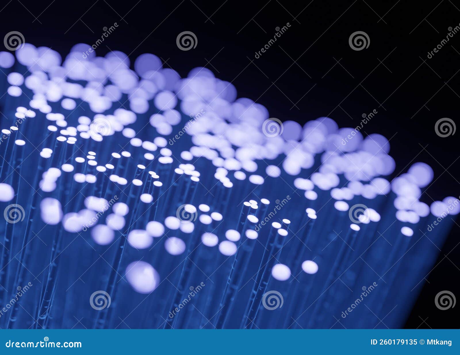 Fibre Optic for Data Transfer Transmission Stock Illustration