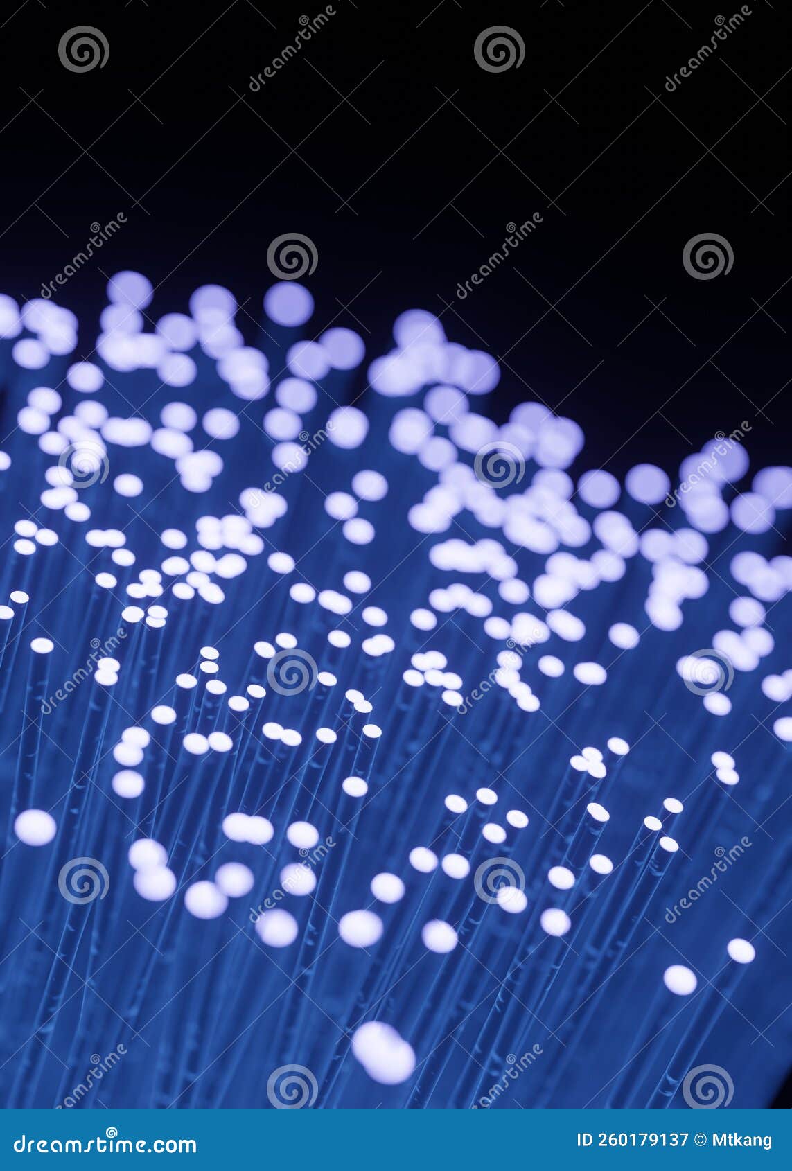 Fibre Optic for Data Transfer Transmission Stock Illustration