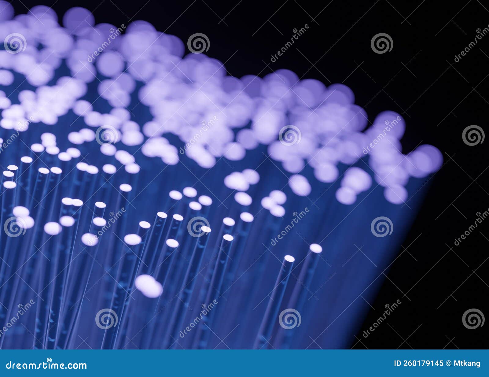 Fibre Optic for Data Transfer Transmission Stock Illustration