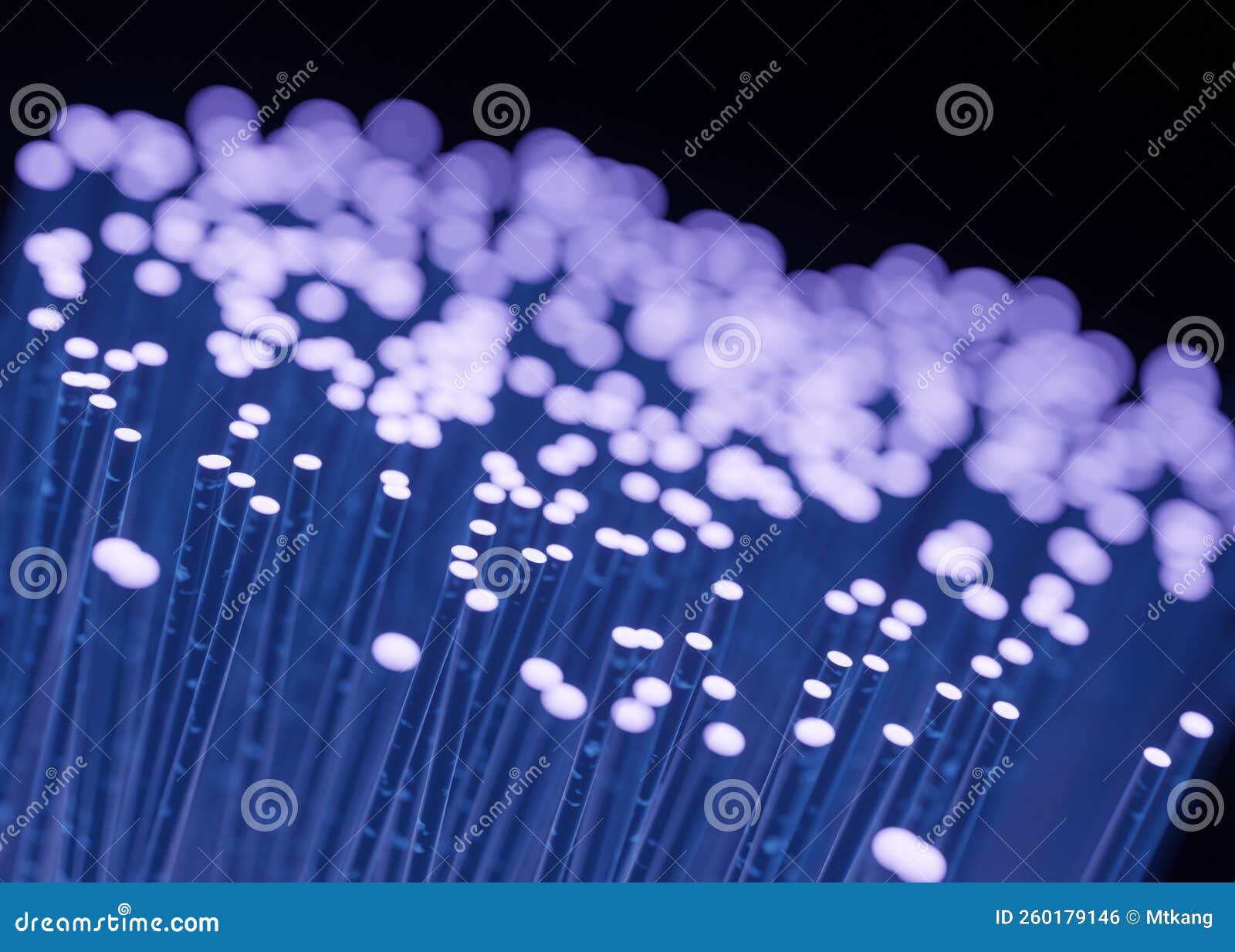 Fibre Optic for Data Transfer Transmission Stock Illustration