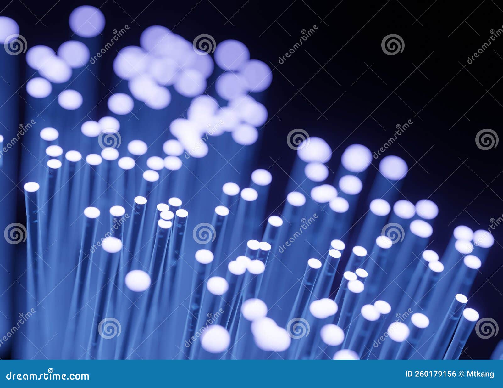 Fibre Optic for Data Transfer Transmission Stock Illustration