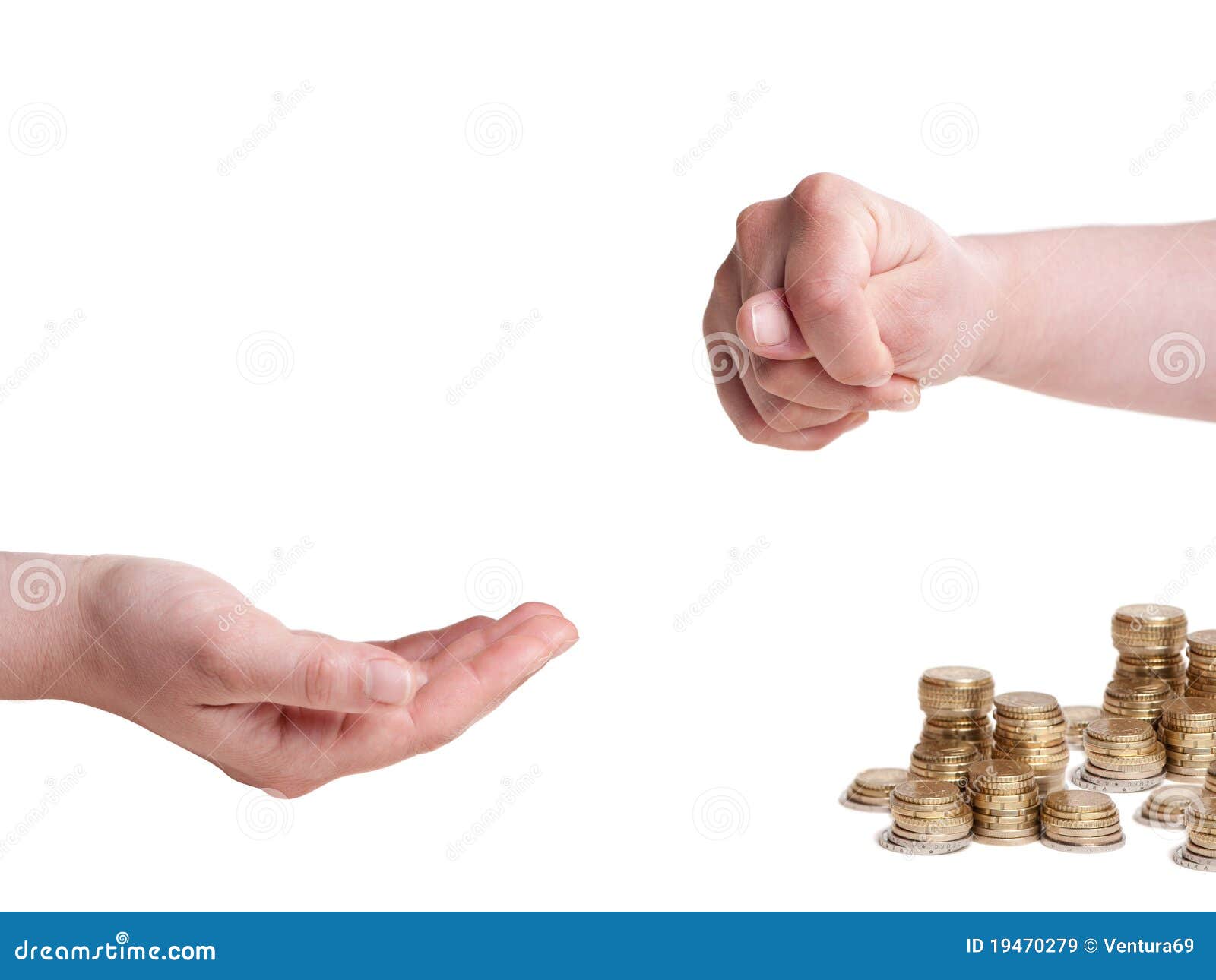 fico gesture to hand asking for money