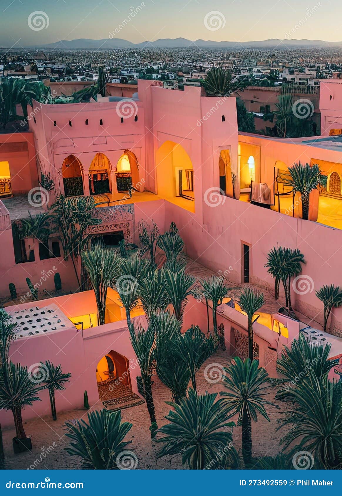 fictional mansion in el kelaa des srarhna, marrakech-safi, morocco.