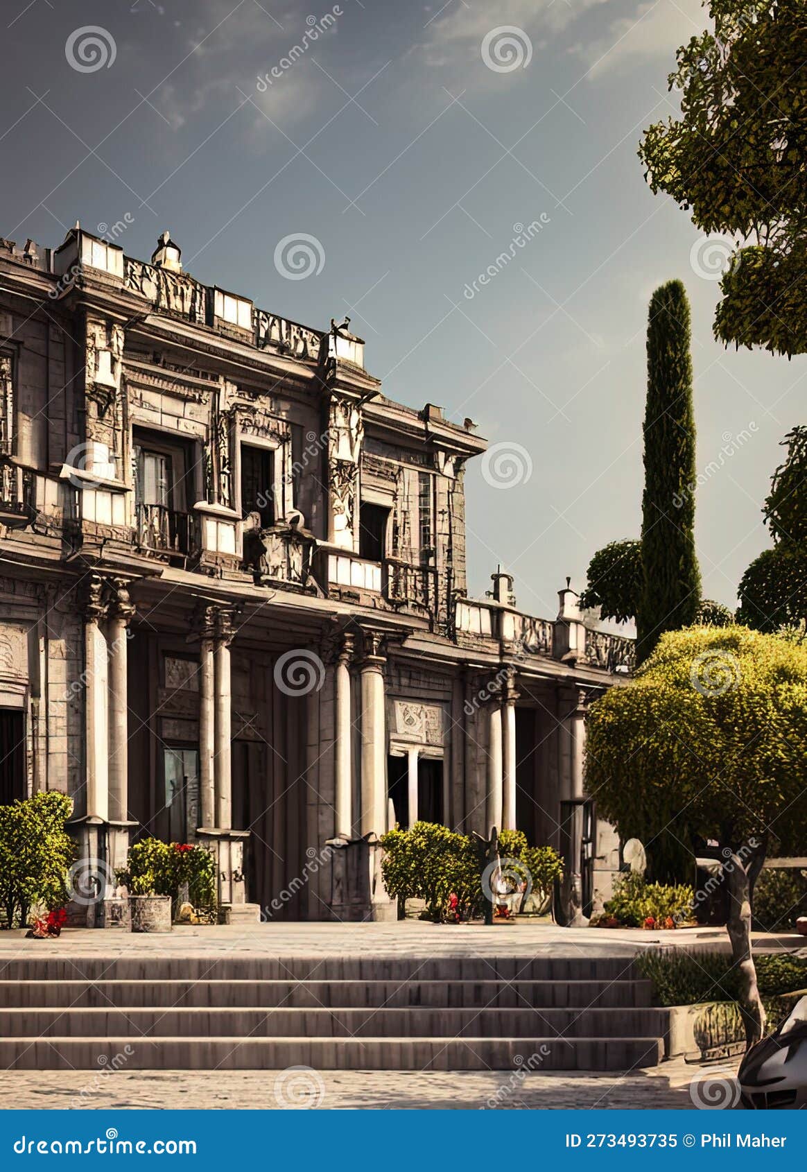 fictional mansion in mexico city, ciudad de mÃ©xico, mexico.