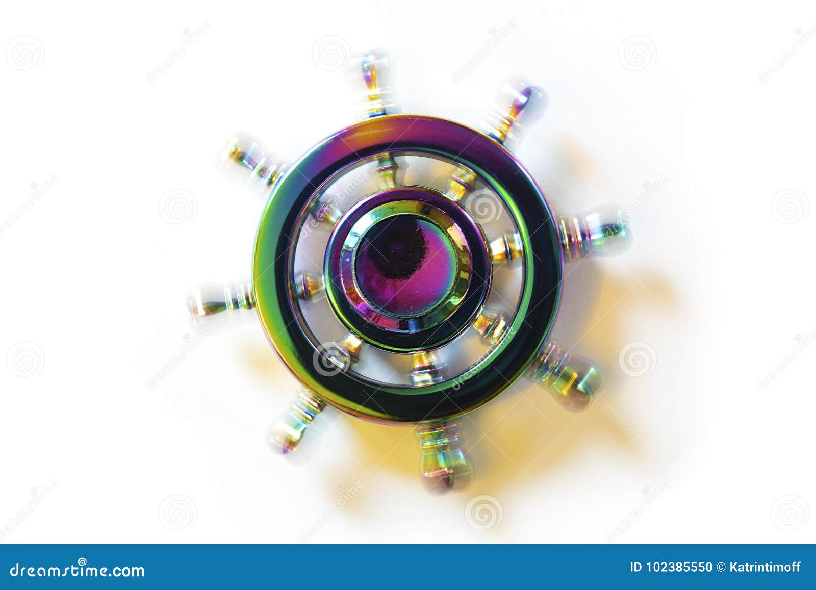 Fidget Finger Spinners Stress, Anxiety Relief Toy Stock Photo - Image of hand, anxiety: 102385550