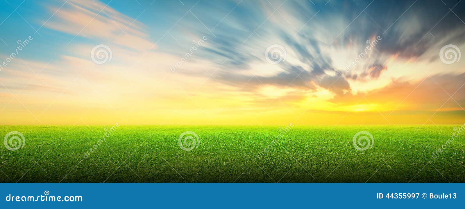 Field of Green Grass and Sky Stock Image Image of color, cloudscape