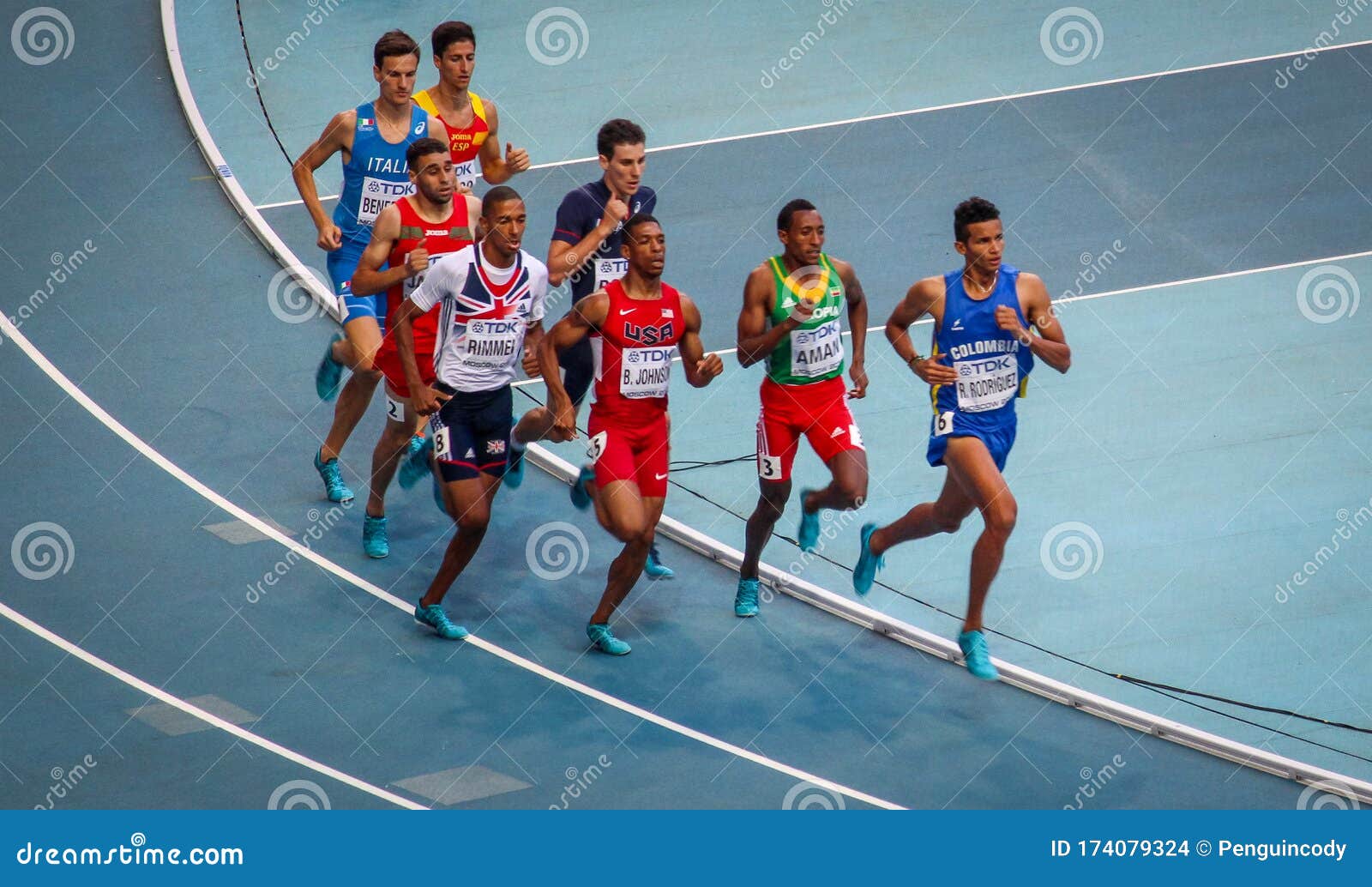 Field and Track Athletics Championship in Moscow Editorial Stock Image
