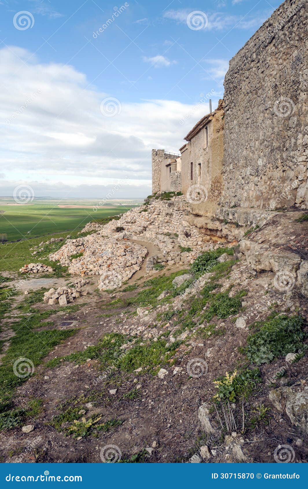 fields near the castle wall