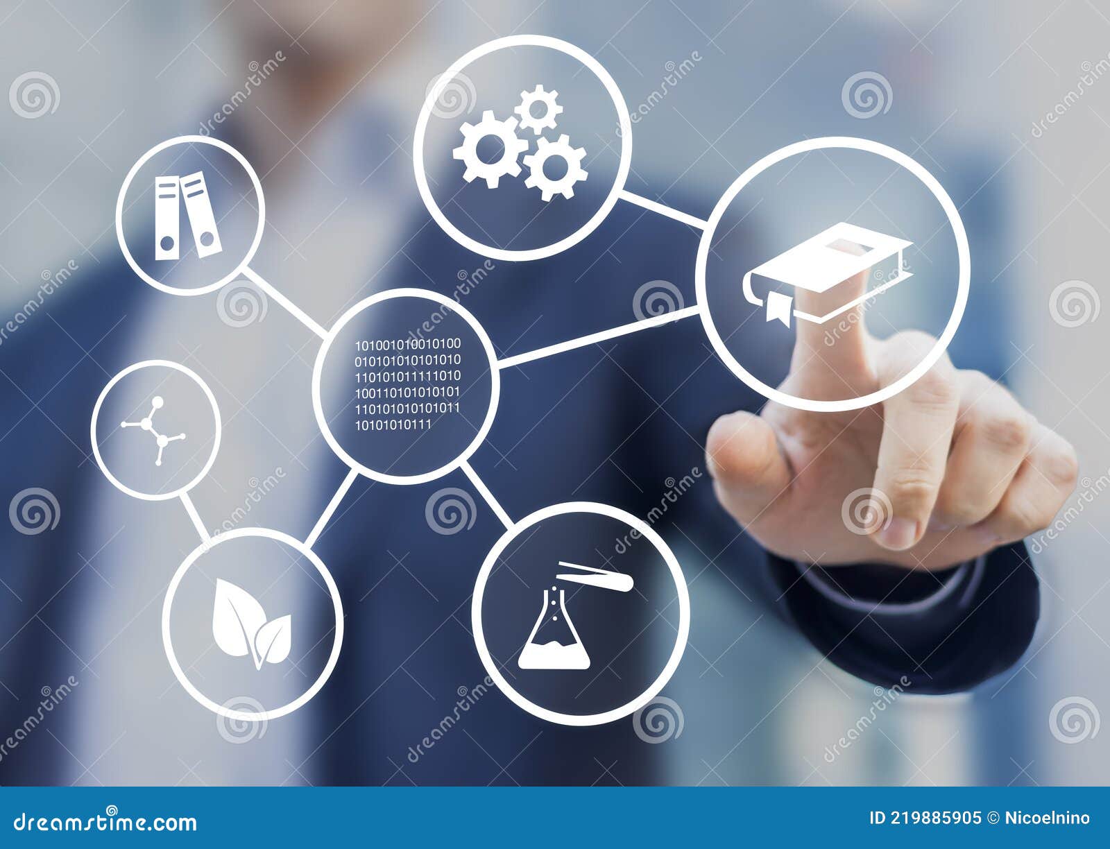 Fields of Study or Academic Disciplines, Education and Science Stock