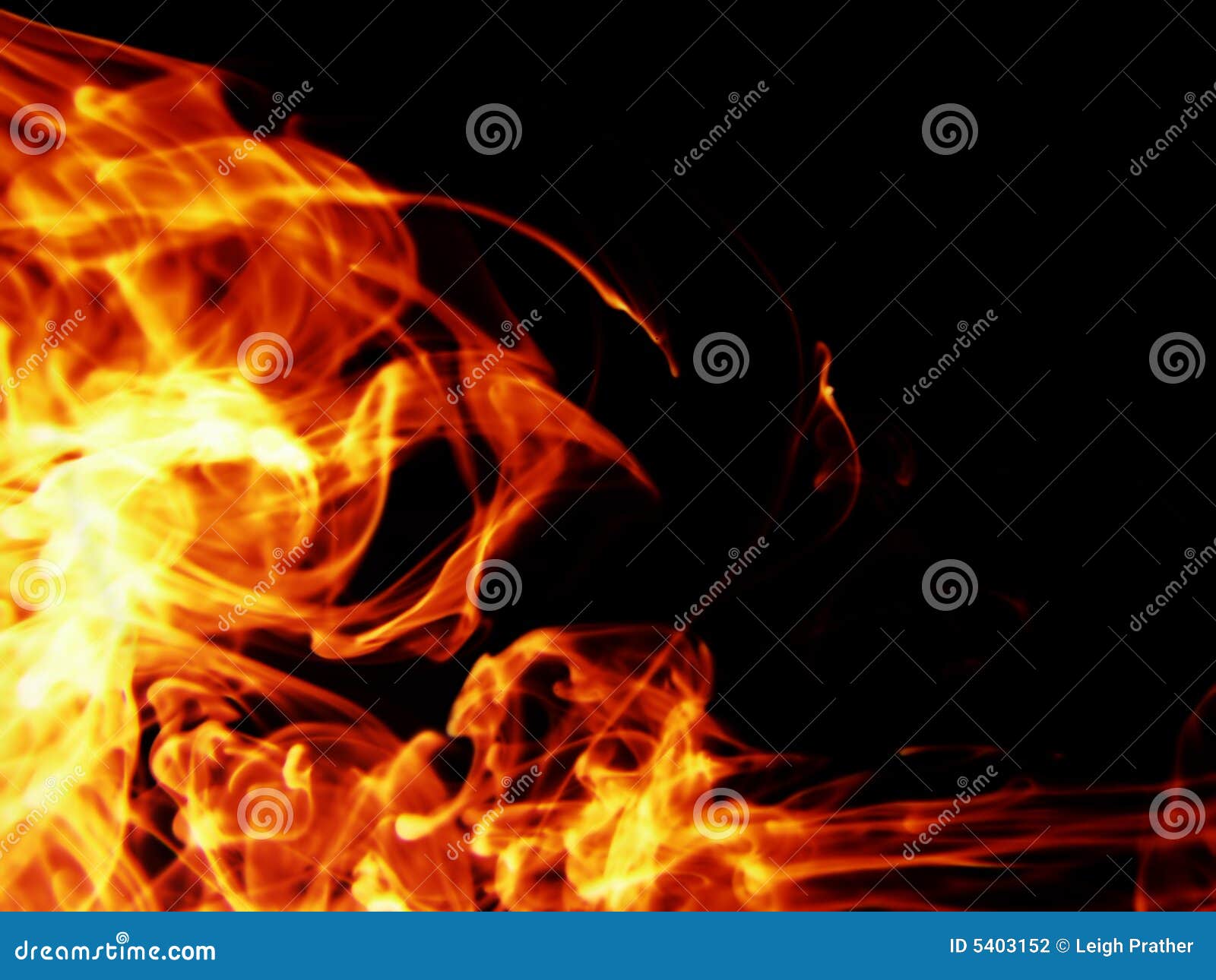 fiery background