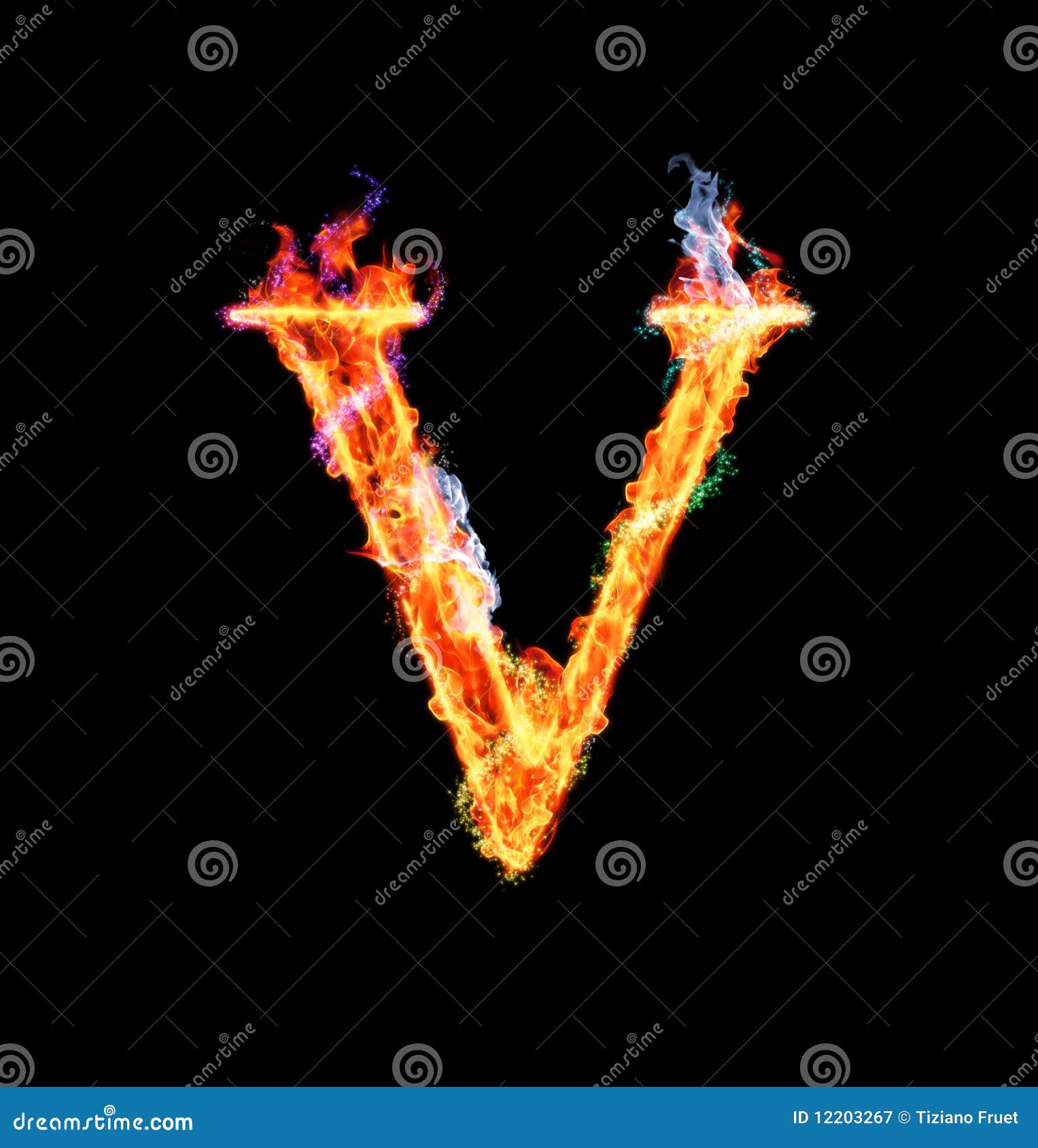 fiery magic font - v