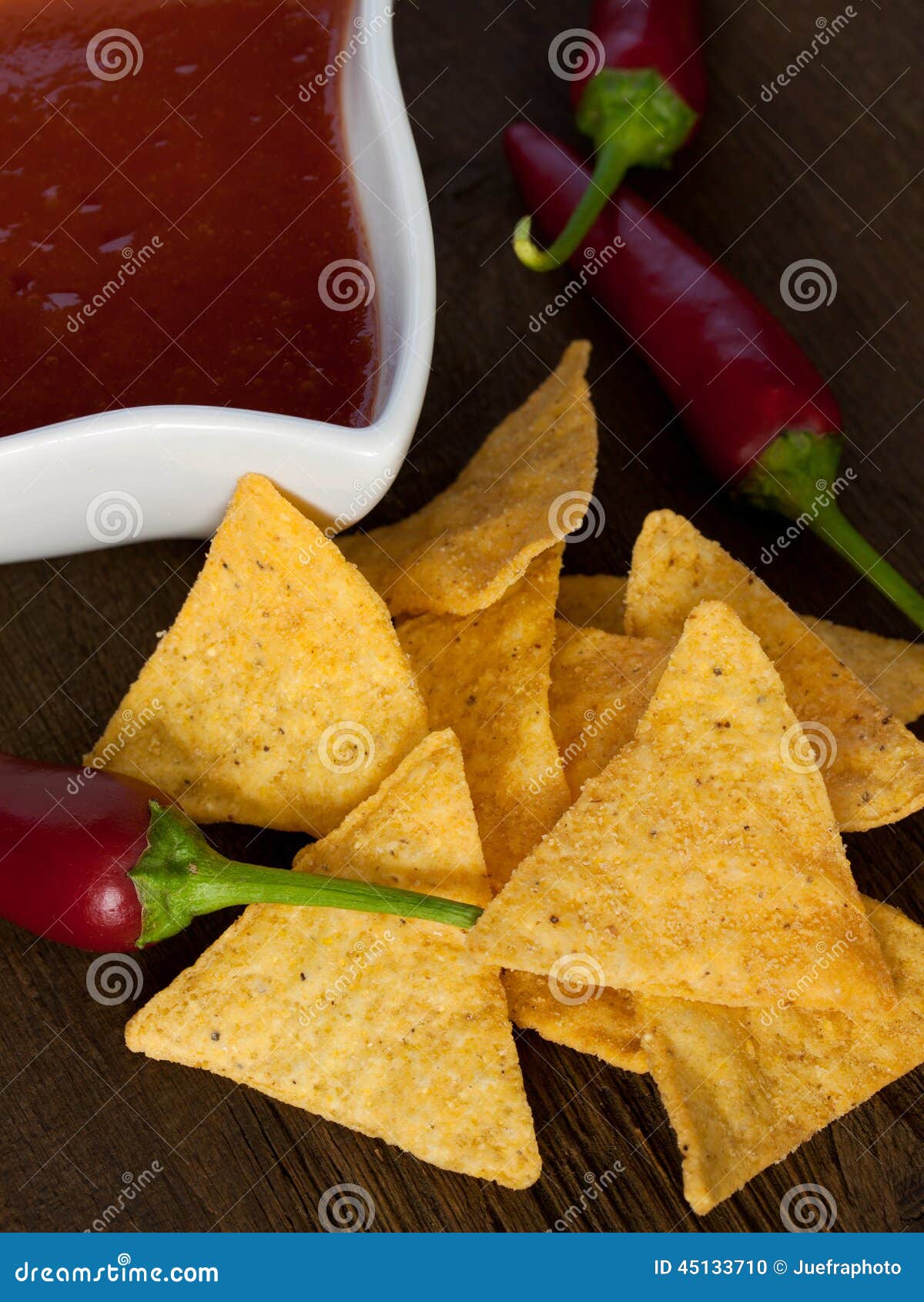 Fiery tortilla chips stock photo. Image of food, chili 45133710