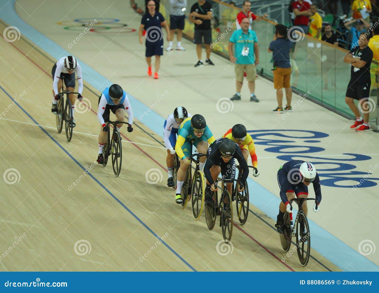 Fietsers In Actie Tijdens Rio 2016 Olympics Eerste Ronde ...