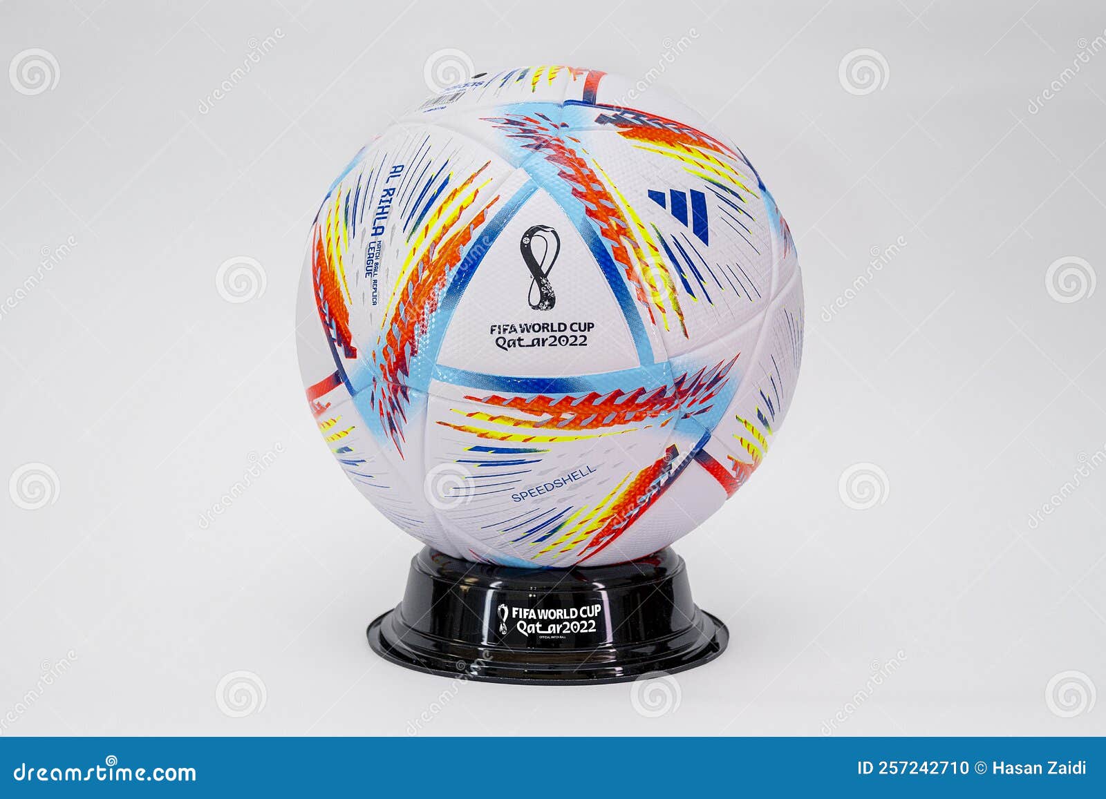 FIFA Qatar Football Worldcup Official Match Ball Al Rihla by Editorial Image