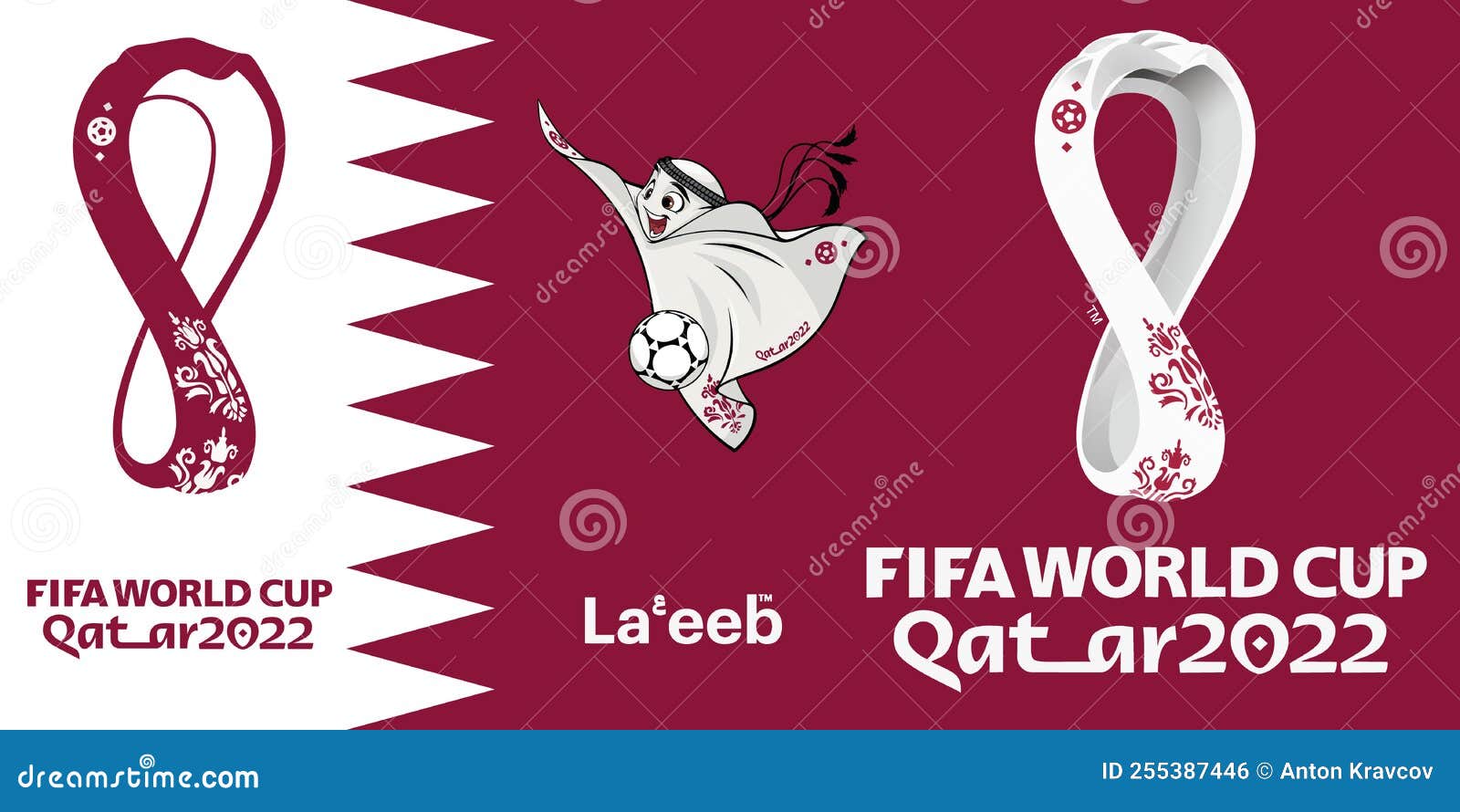 Fifa World Cup Logo 2022 Qatar 2022 Editorial Photo Illustration Of