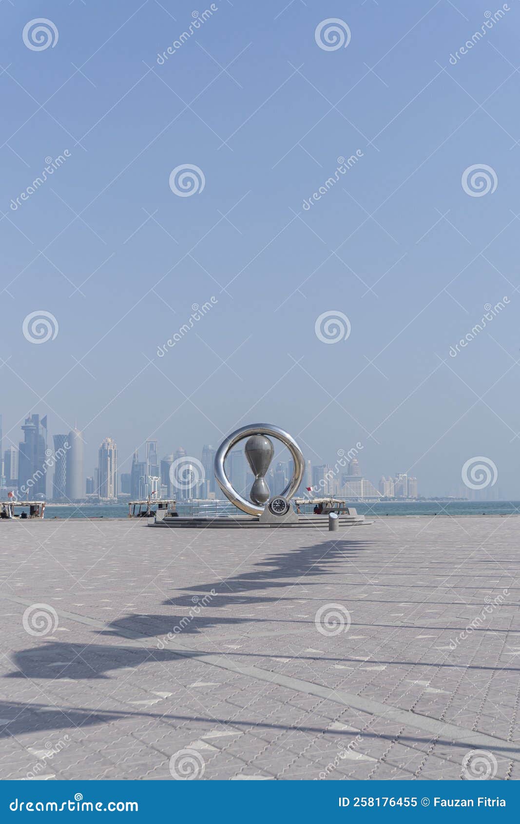 The FIFA World Cup Qatar 2022 Official Countdown Clock. Editorial Image