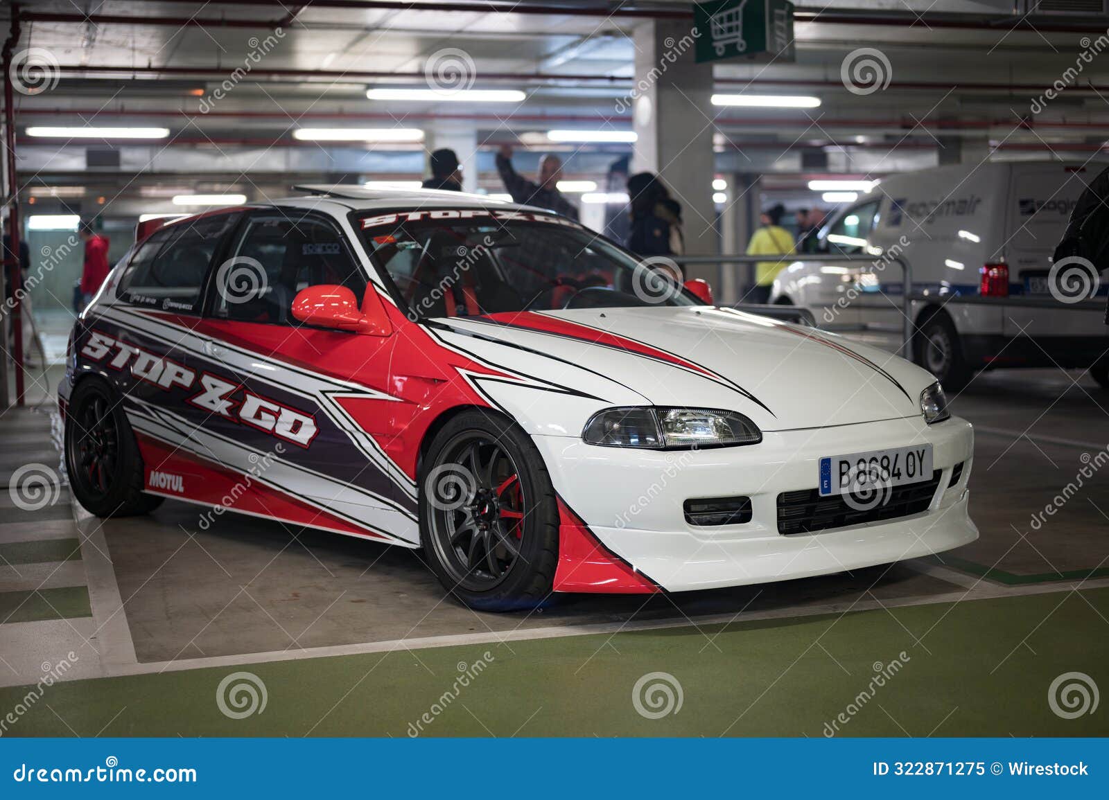 Fifth Generation Honda Civic EG Japanese Sports Car Tuned in JDM Style