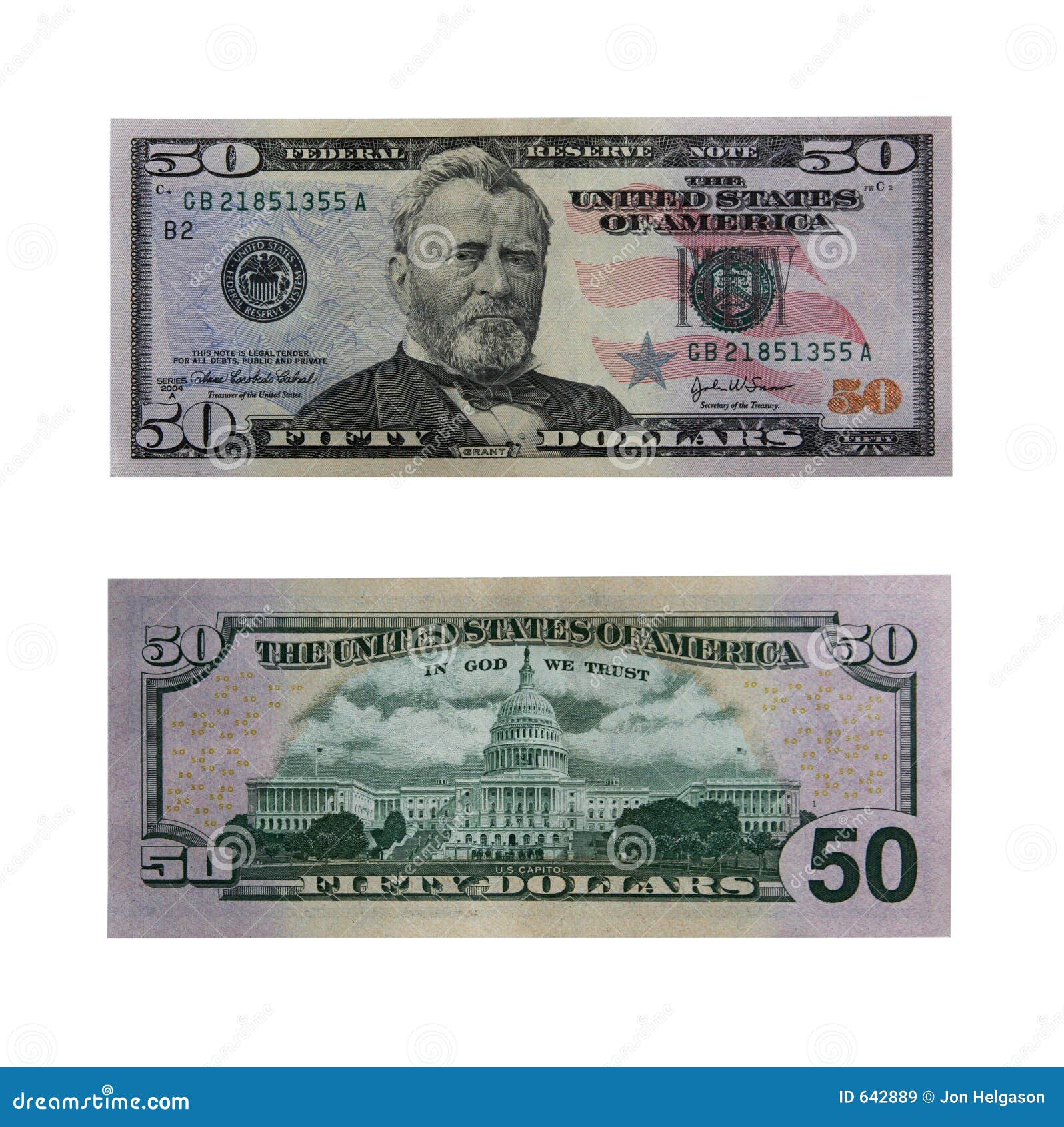 Fifty Dollars Bill with Path Stock Image - Image of notes, mask: 642889