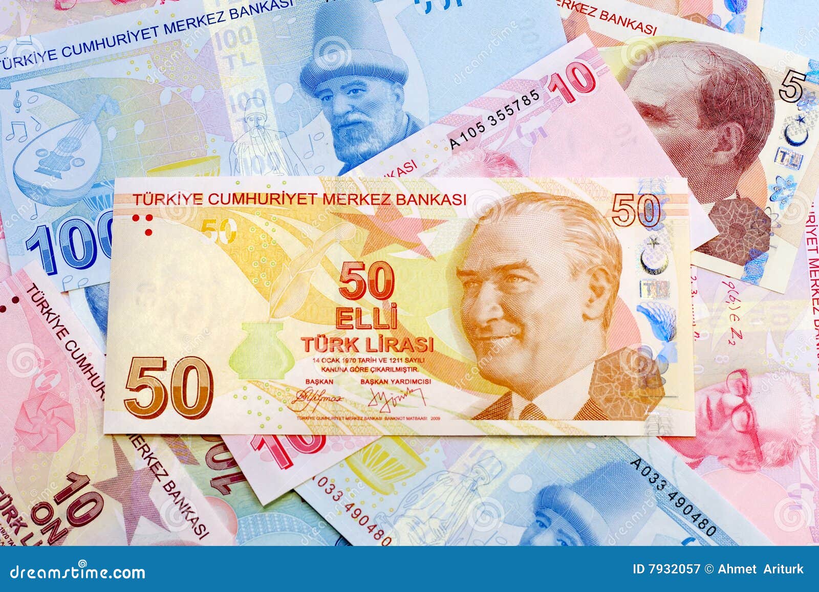 fifty turkish lira