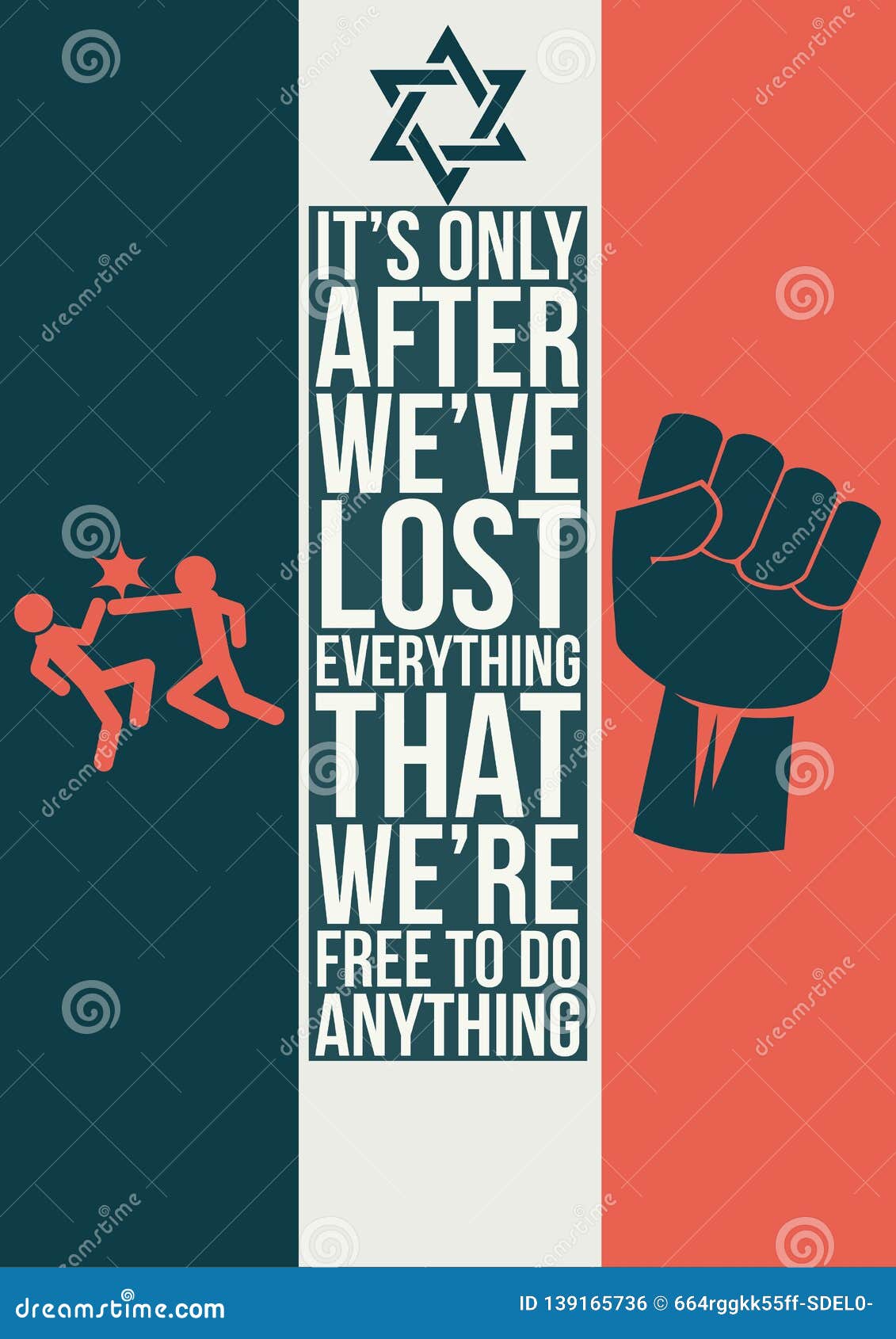 Fight Club Quote Poster Stock Illustration Illustration Of Text 139165736