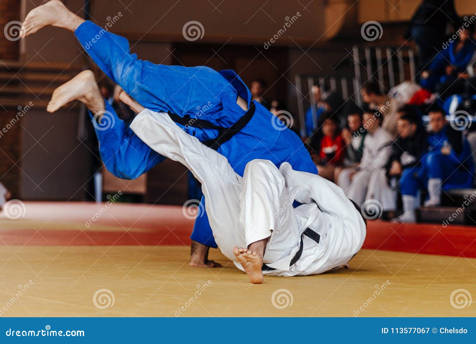 Fight judo on tatami editorial photography. Image of fighter