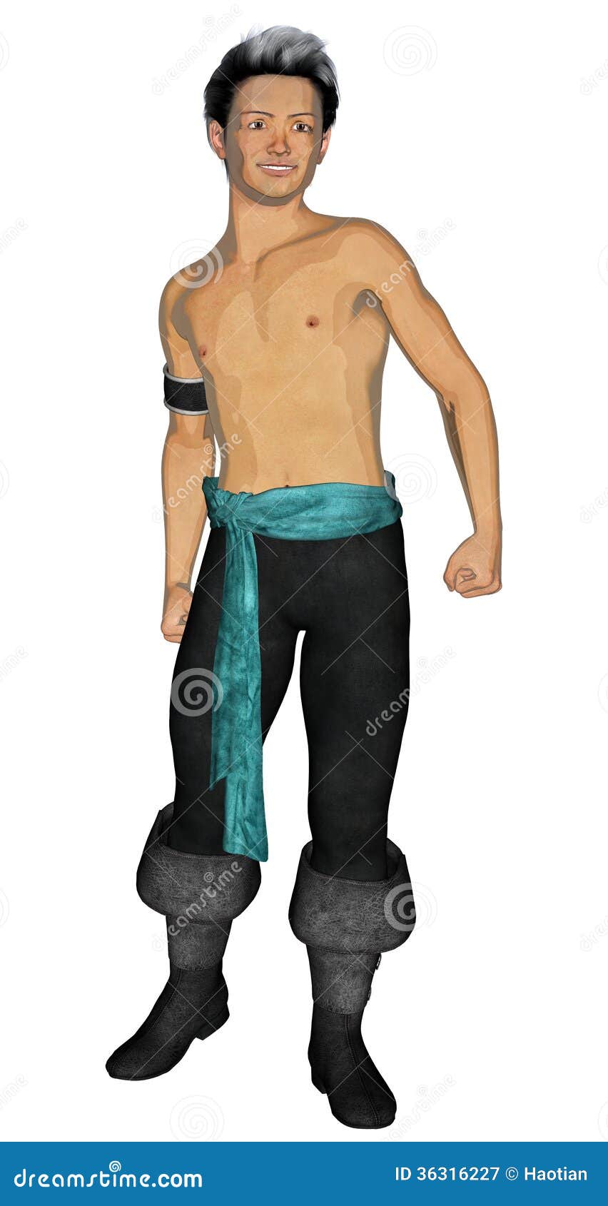 Fighter boy stock illustration. Illustration of kung 36316227