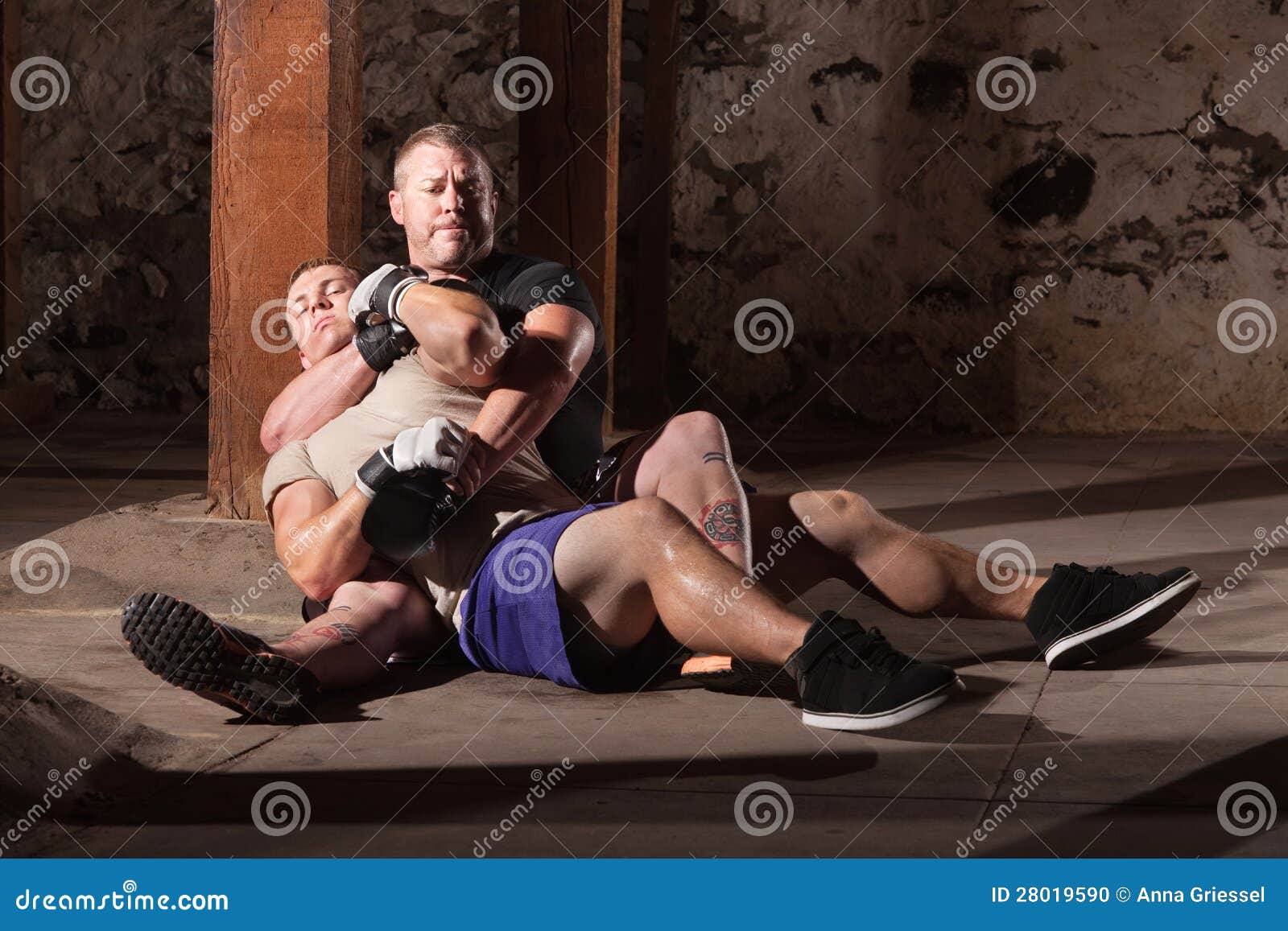 Wrestling Sleeper Hold Submission