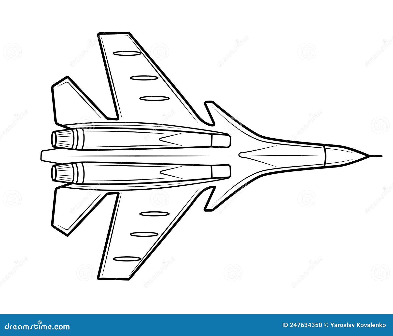 HOW TO DRAW AEROPLANE ✈️ FOR KIDS- Step By Step - YouTube