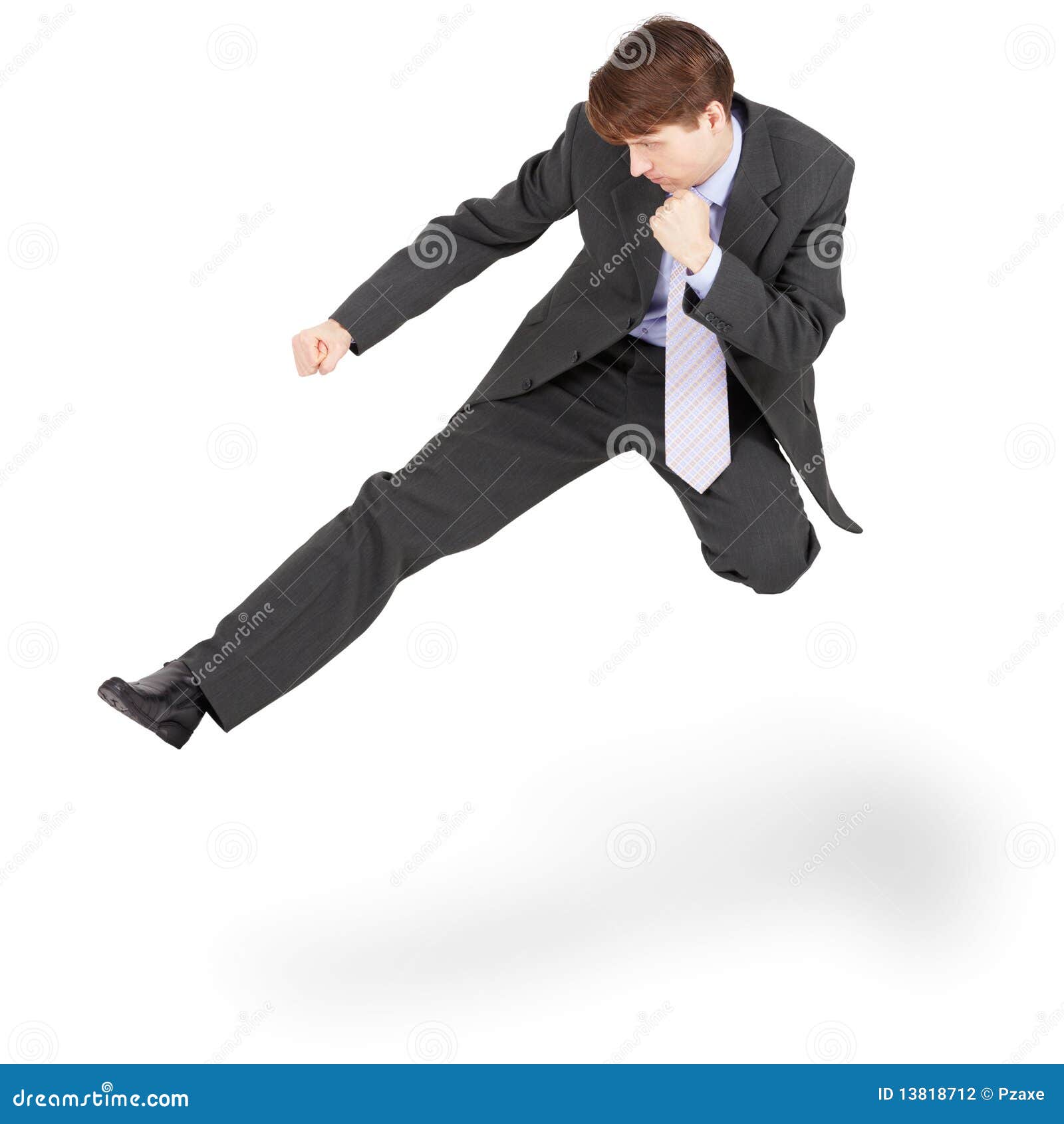 Businessman Being Kicked Out By His Employer Free Image and Photograph  26196001.