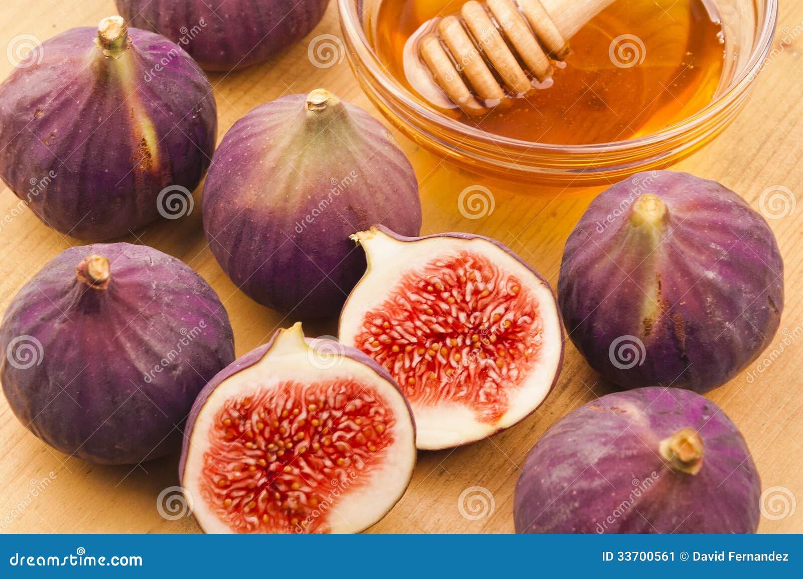 Figs with honey stock image. Image of colourful, healthy 33700561