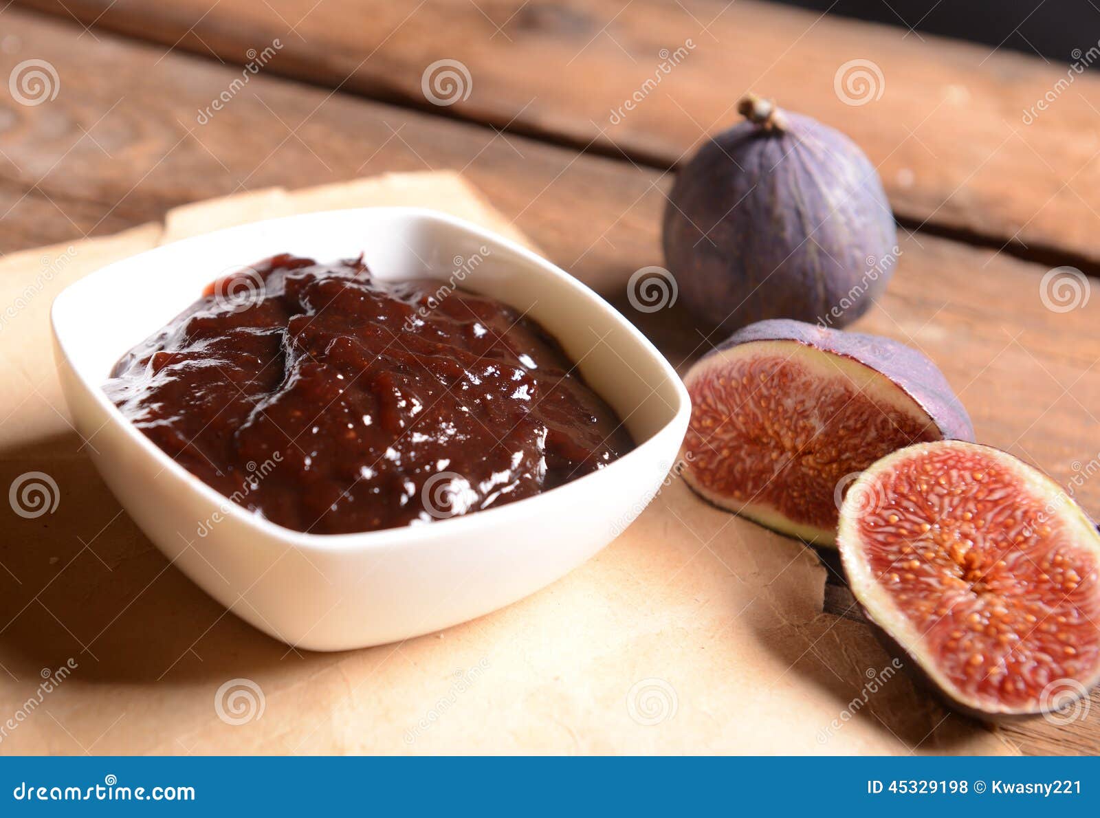 Figs jam stock photo. Image of marmalade, healthy, vegetarian 45329198