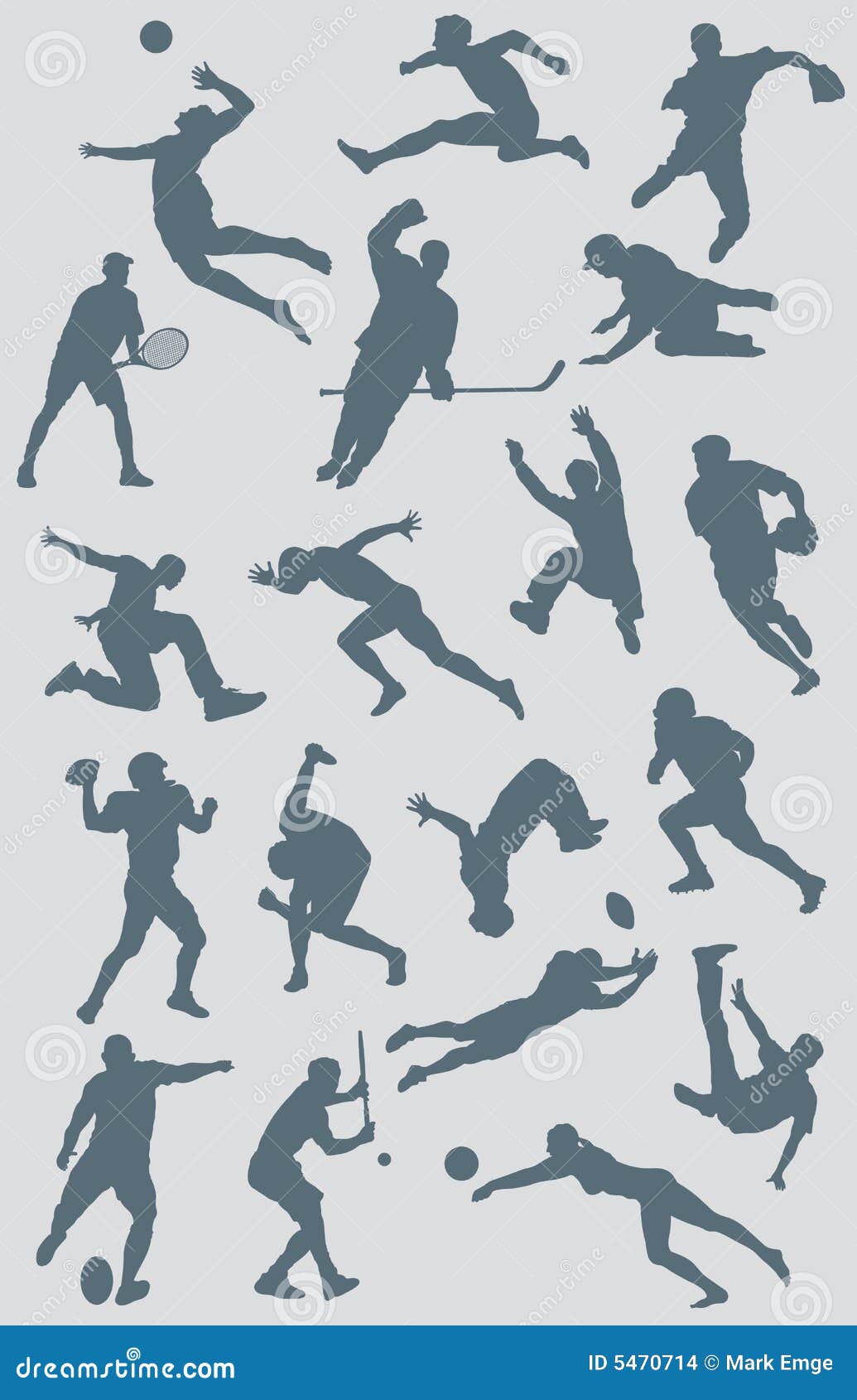 Figura Coleção 2 Dos Esportes Do Vetor Ilustração do Vetor Ilustração