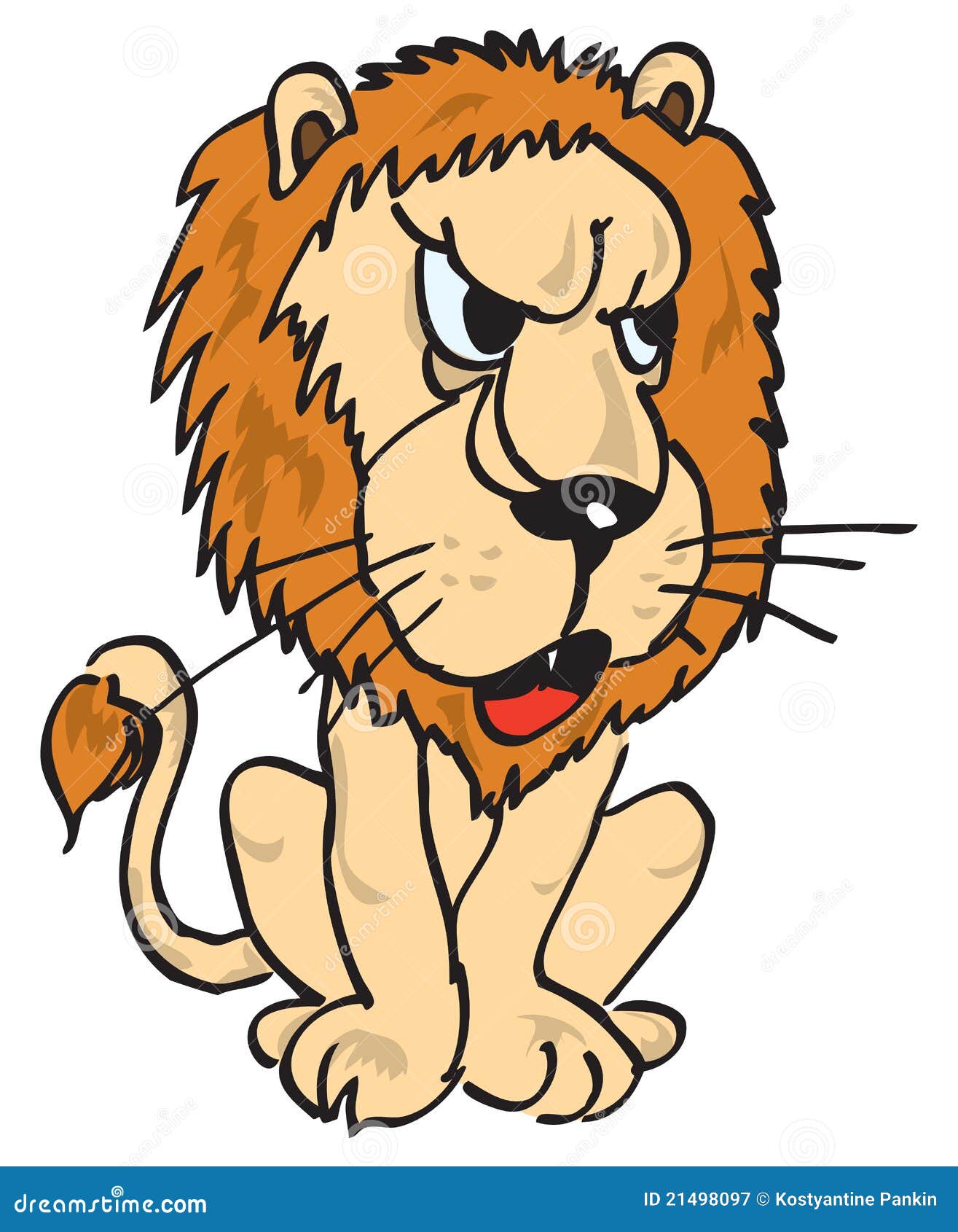 Figura De Um Leao Ilustracao Do Vetor Ilustracao De Leao 21498097