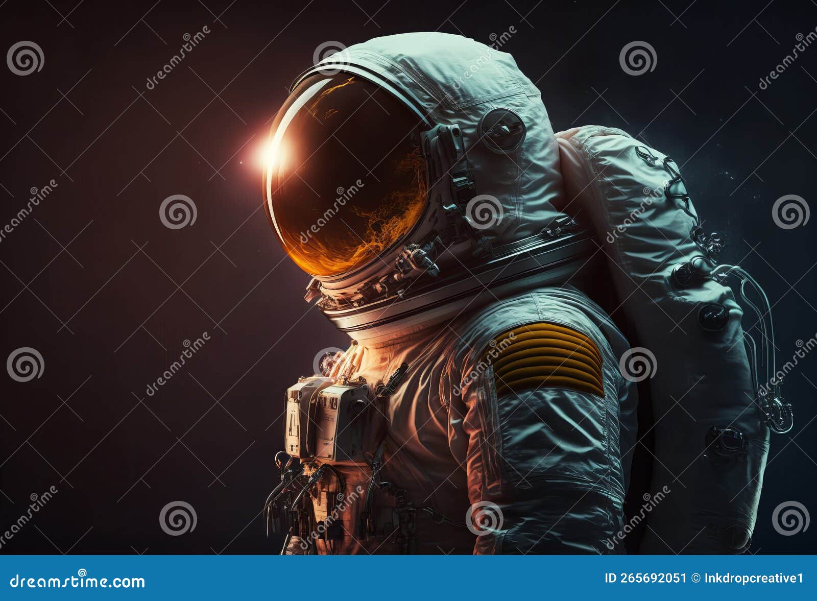 Astronaute sur l'espace lunaire affiches et impressions par Max