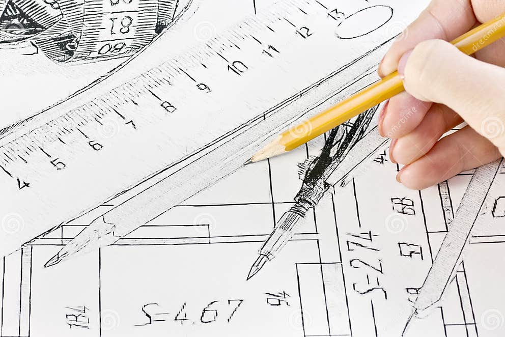 Figure drawing supplies stock photo. Image of design 11330270